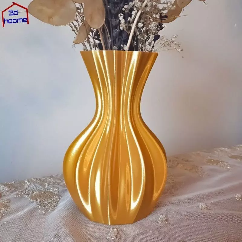 Shiny Vase 3D print model_7