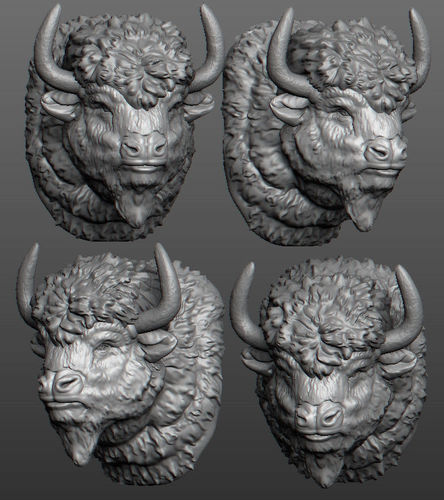 Bison 3D print model