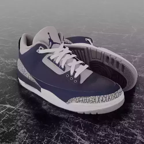 NIKE AIR JORDAN 3 RETRO 3D SHOES