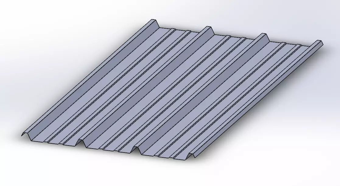 Roofing Panel Machine I SolidWorks Assembly I BOM I Drawings 3D model_12