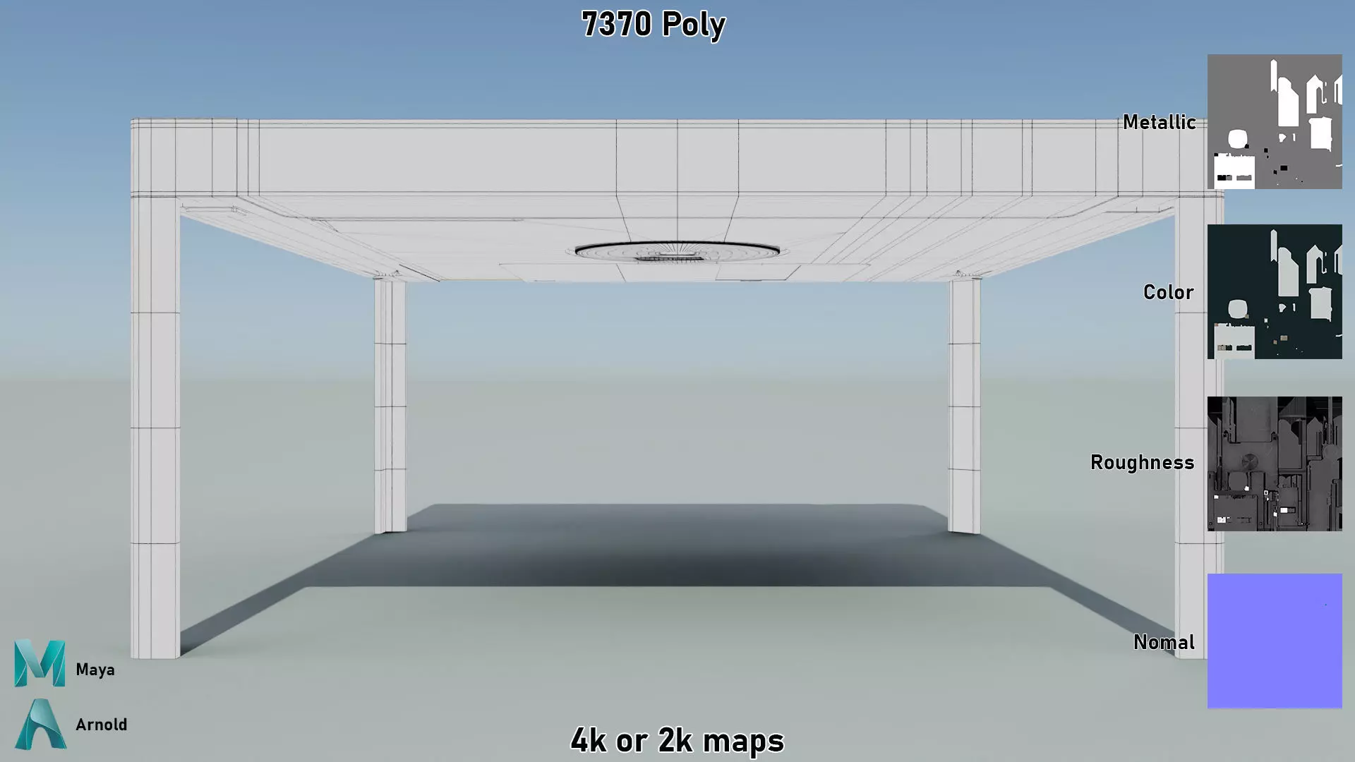 Floppy Disk Table Low-poly 3D model_12