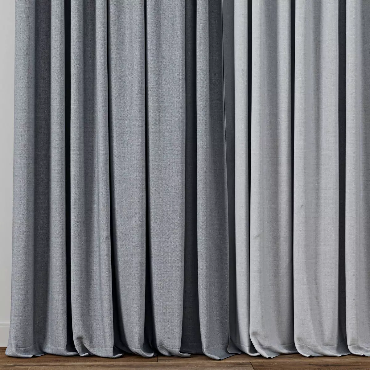 Curtain 002 3D model_2