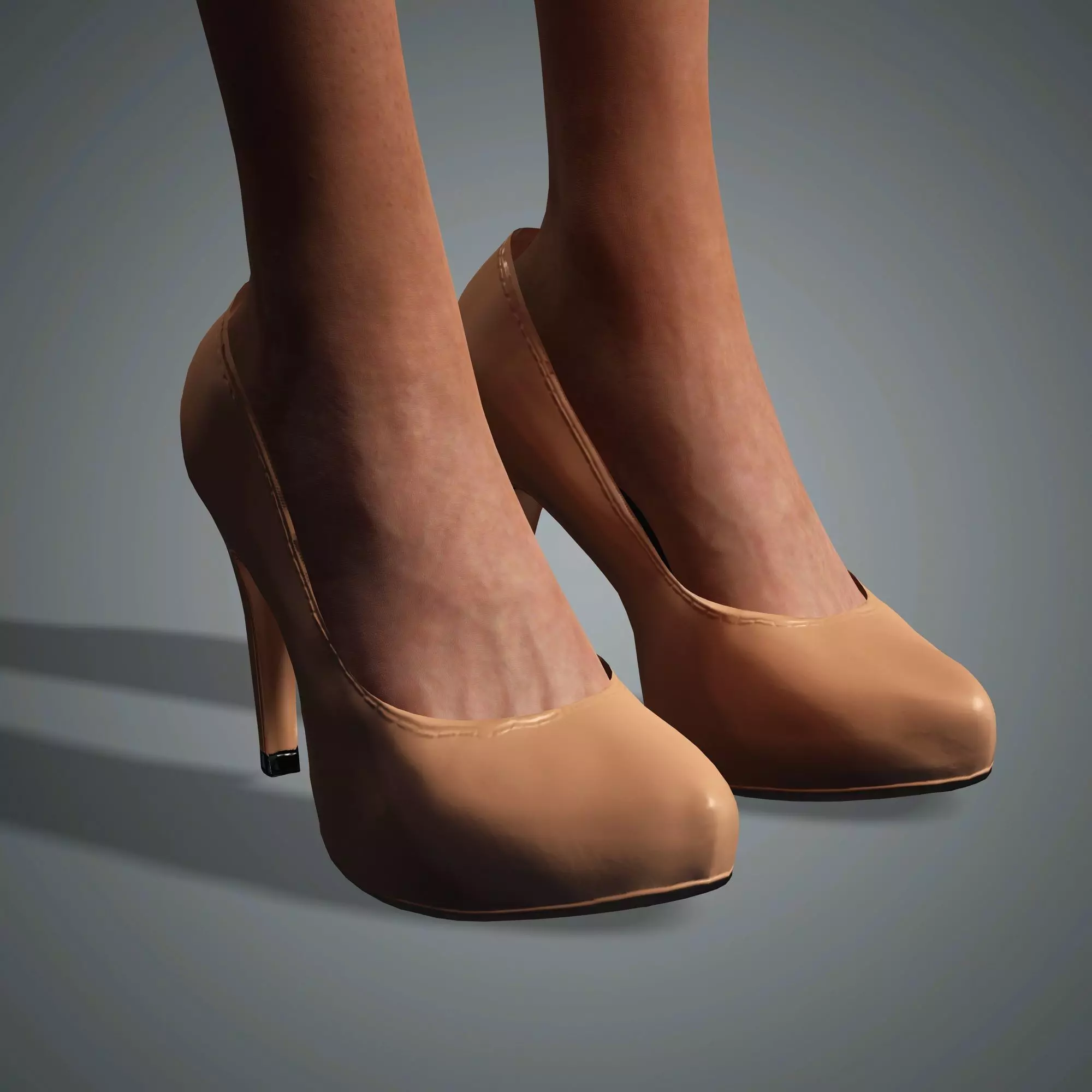 Jenna Ortega Character 3D Model Low-poly  Low-poly 3D model_15