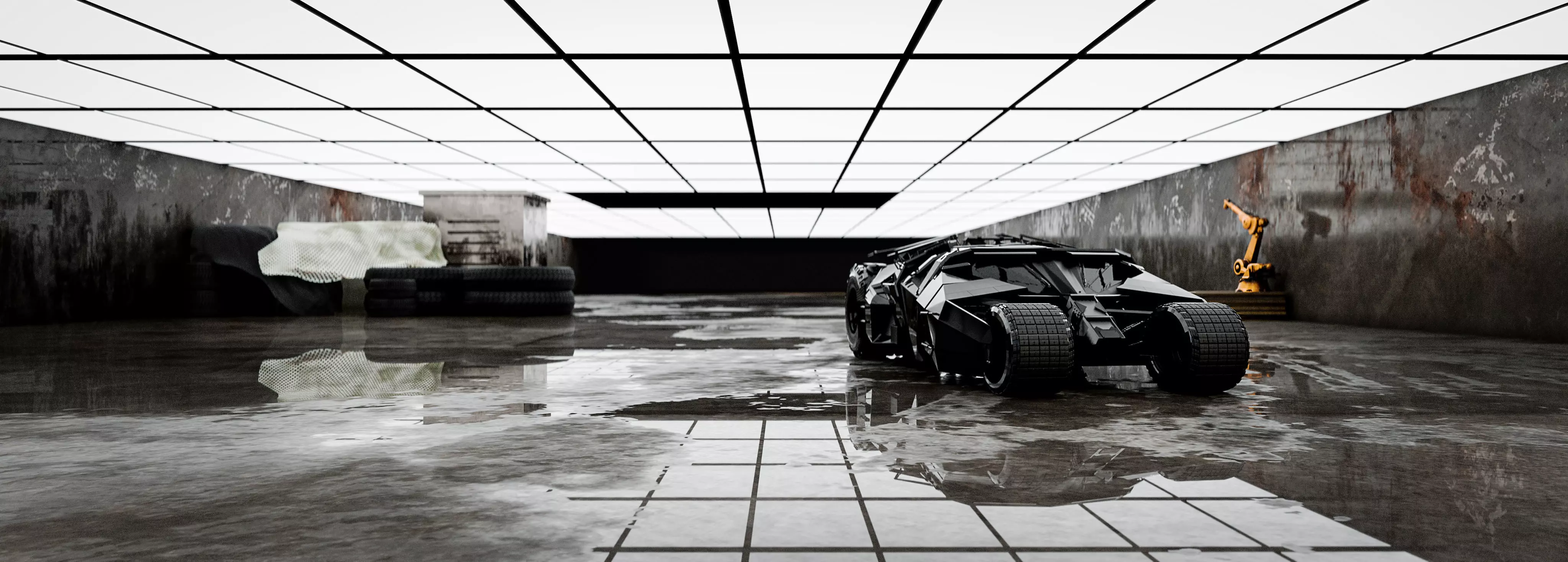 BatCave Scene 3D model_3