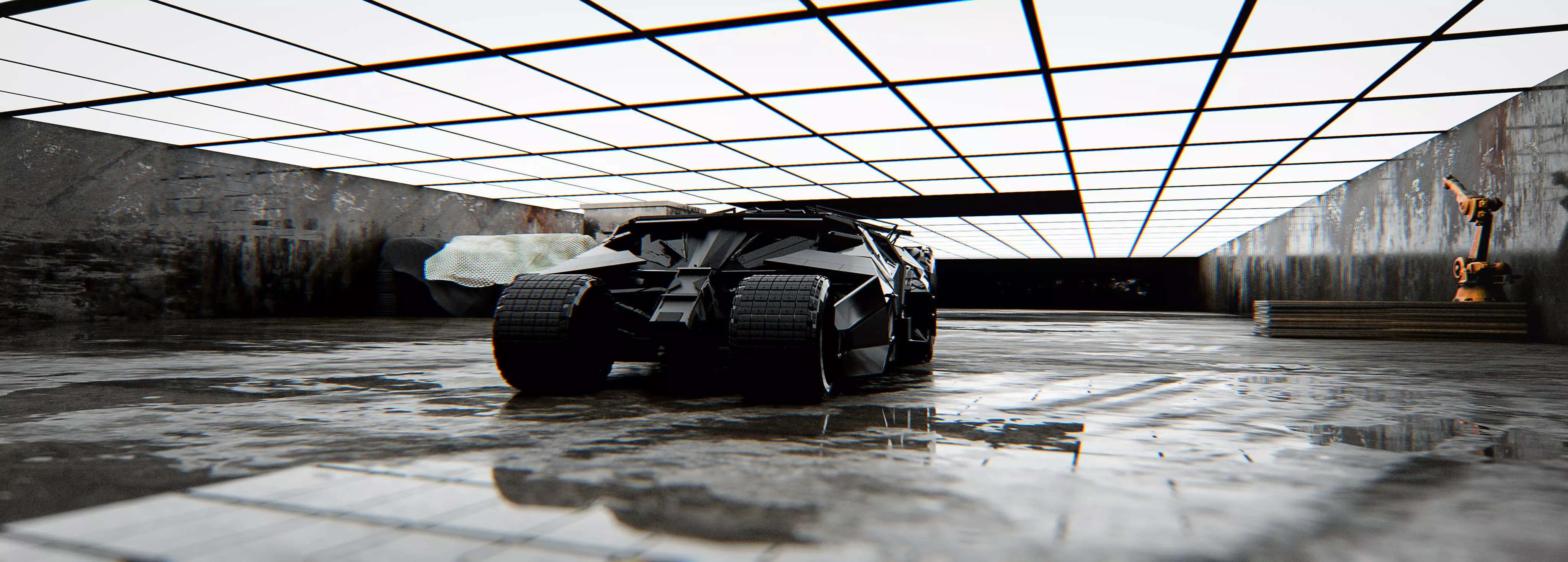 BatCave Scene 3D model_7