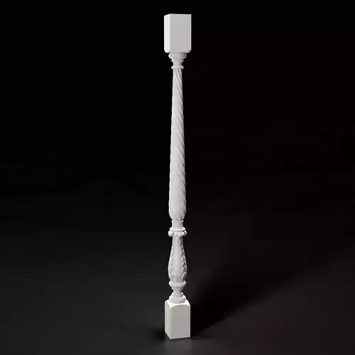Decorative Balustrade 2 3D model