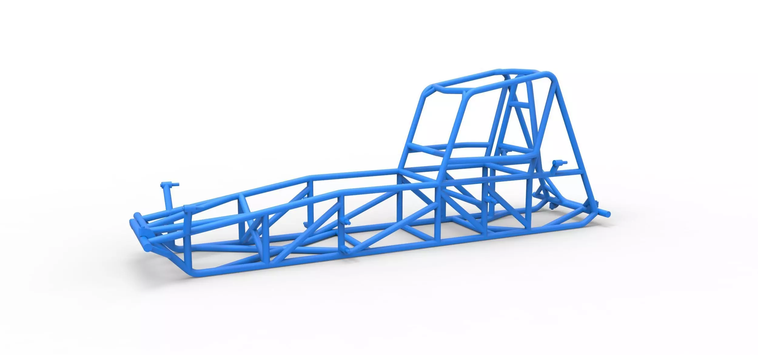 Frame of Vintage Dirt Modified stock car Scale 1 to 25 3D print model