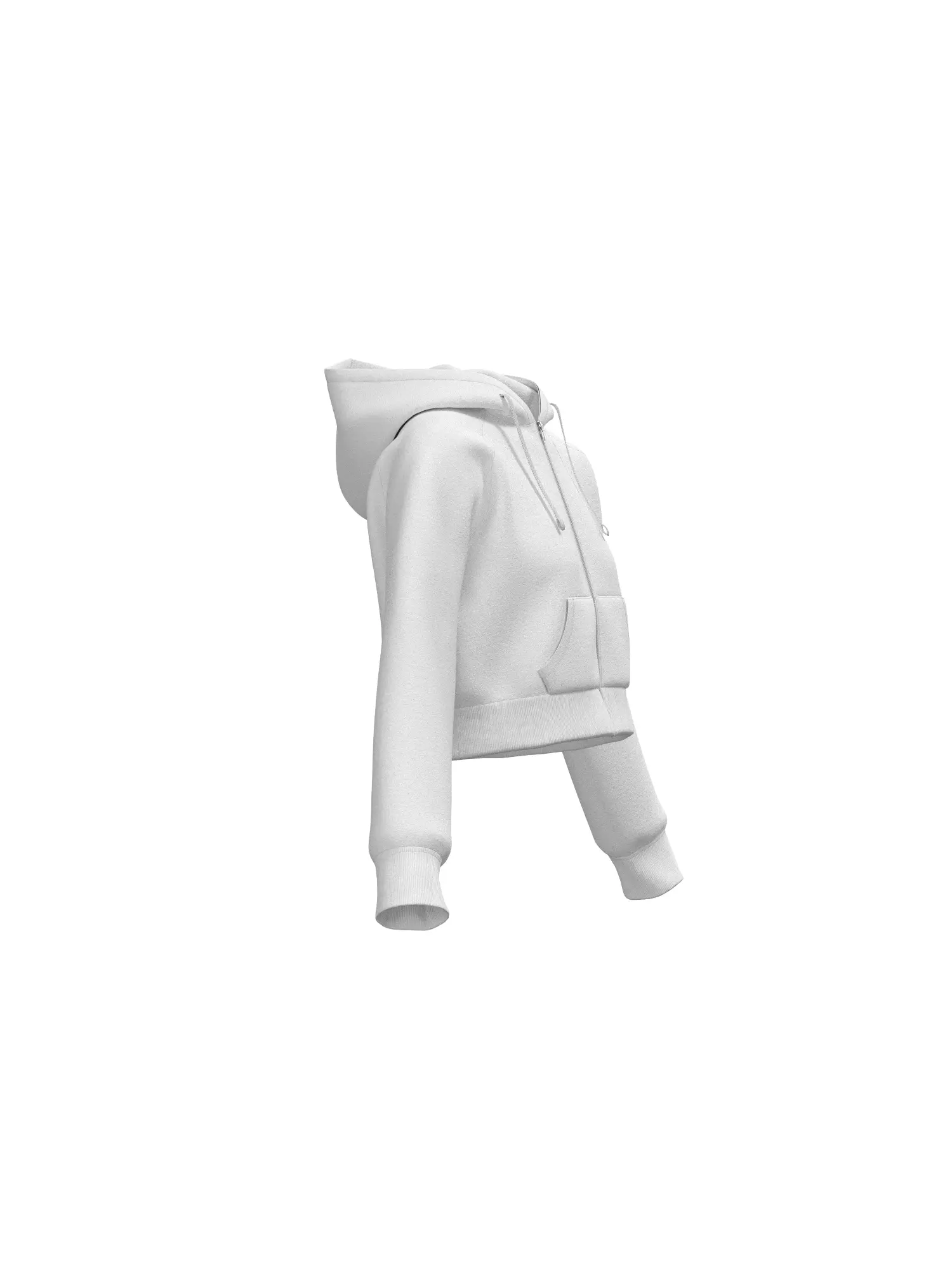 Female Street Wear Collection 3D model_20