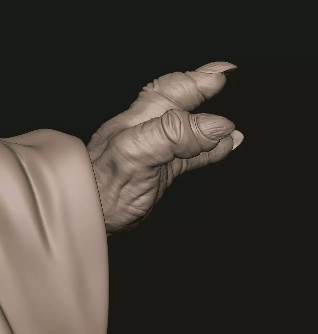 Yoda Sculpture 3D print model_12