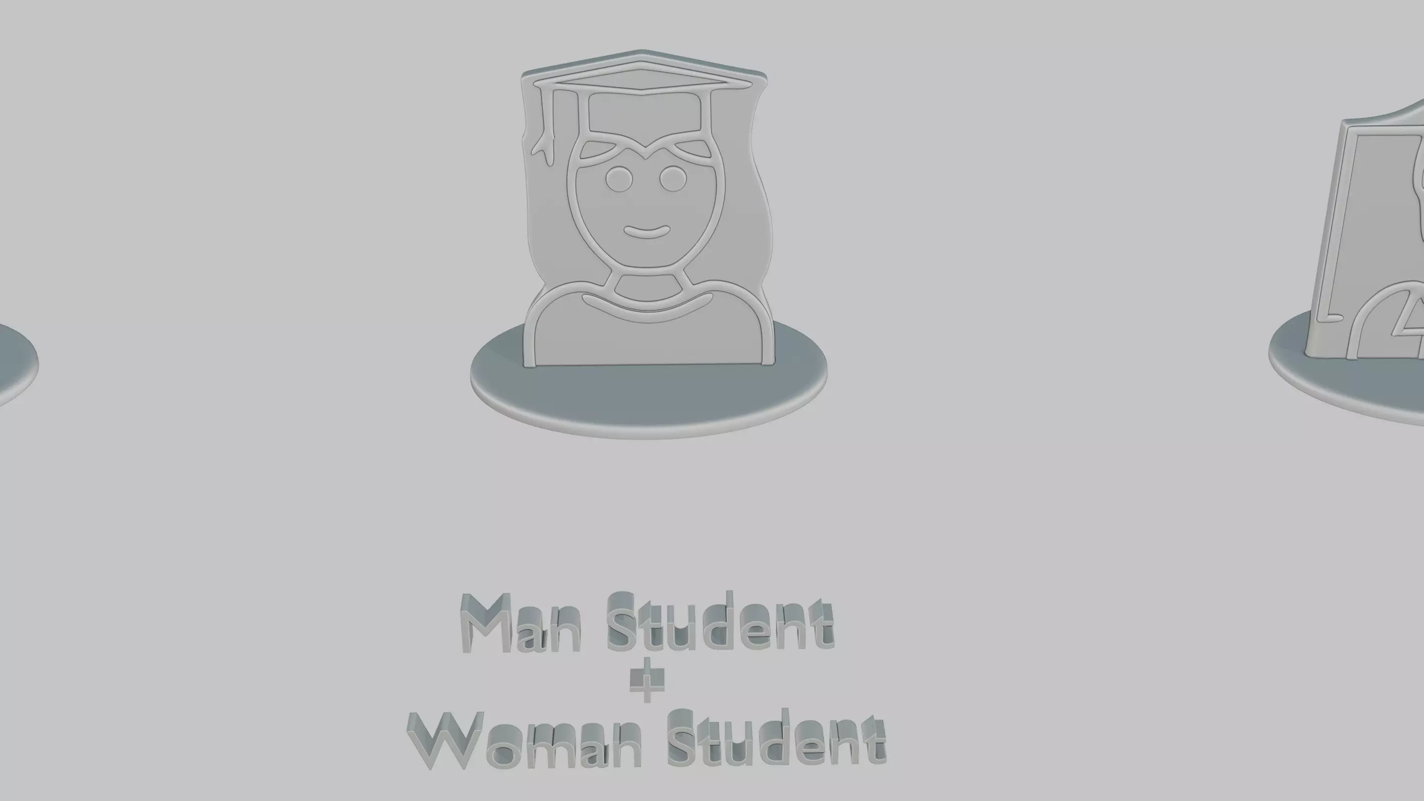 Mothers and Fathers Day Full Pack Emoji Statues 3D print model_5