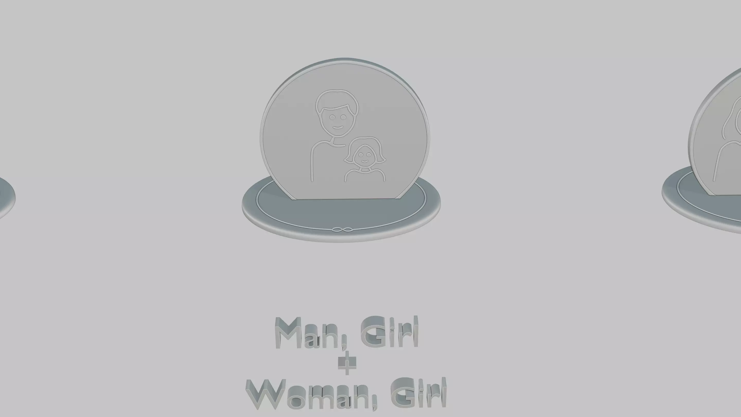 Mothers and Fathers Day Full Pack Emoji Statues 3D print model_88