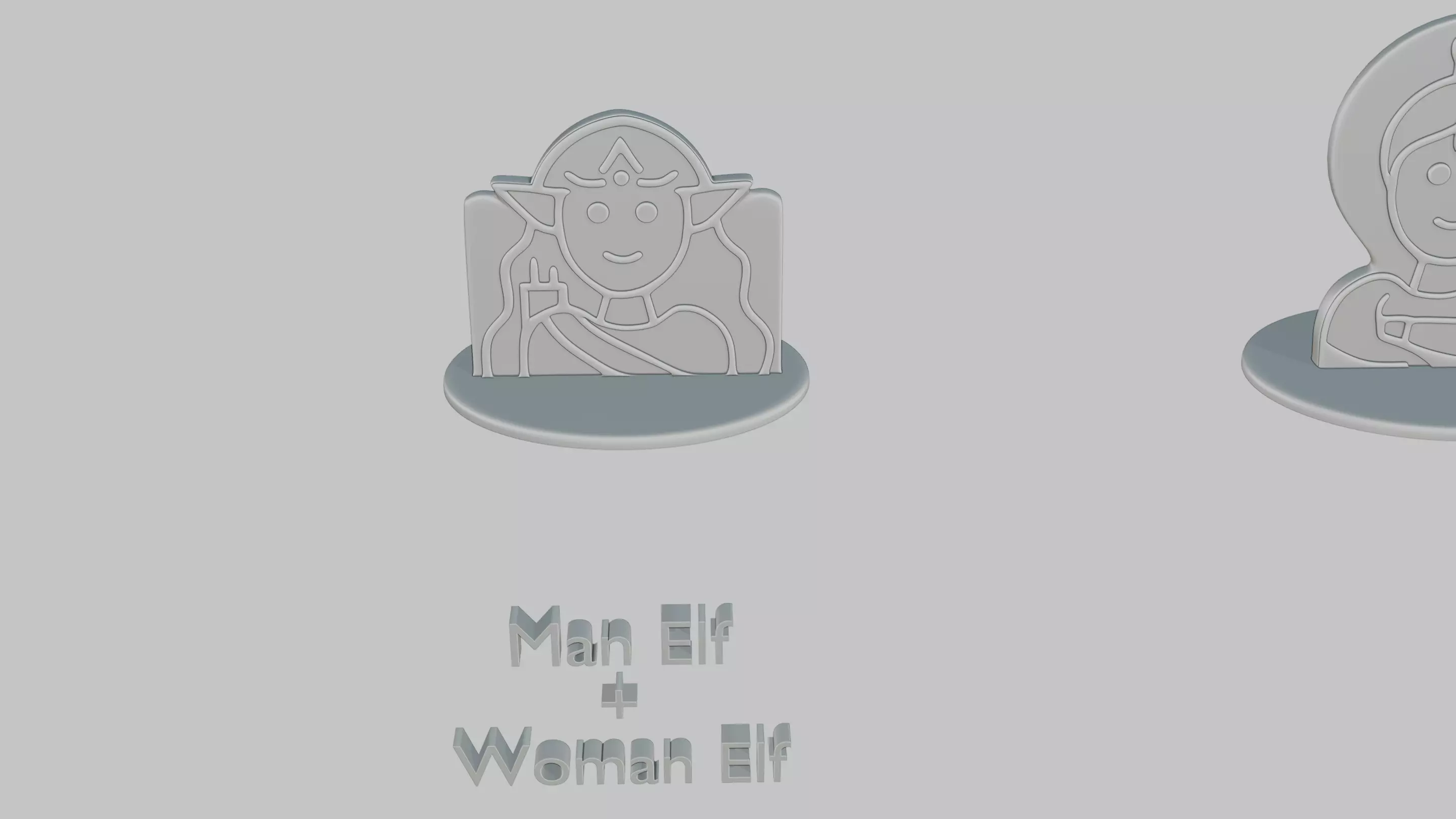 Mothers and Fathers Day Full Pack Emoji Statues 3D print model_46