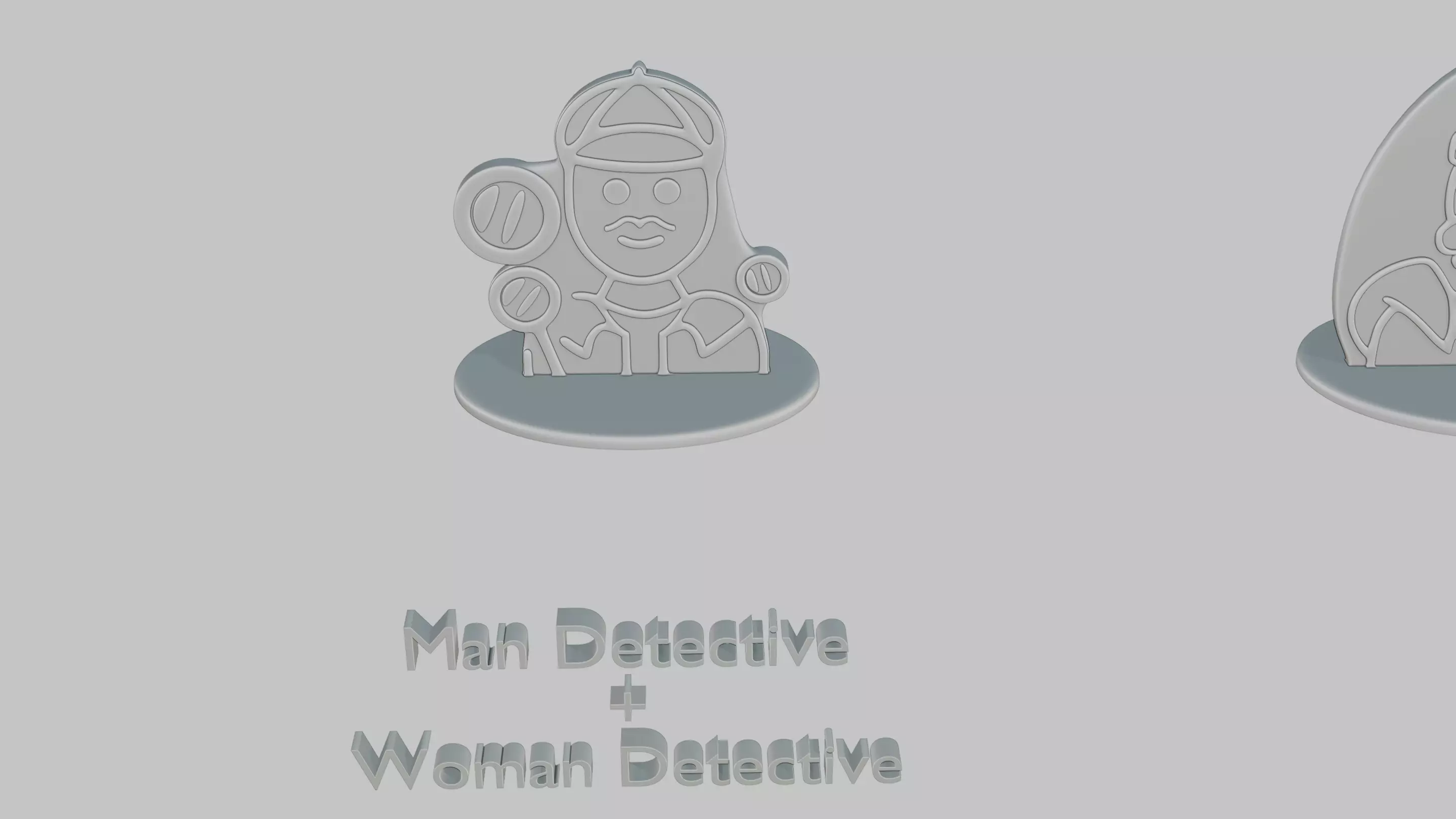 Mothers and Fathers Day Full Pack Emoji Statues 3D print model_31