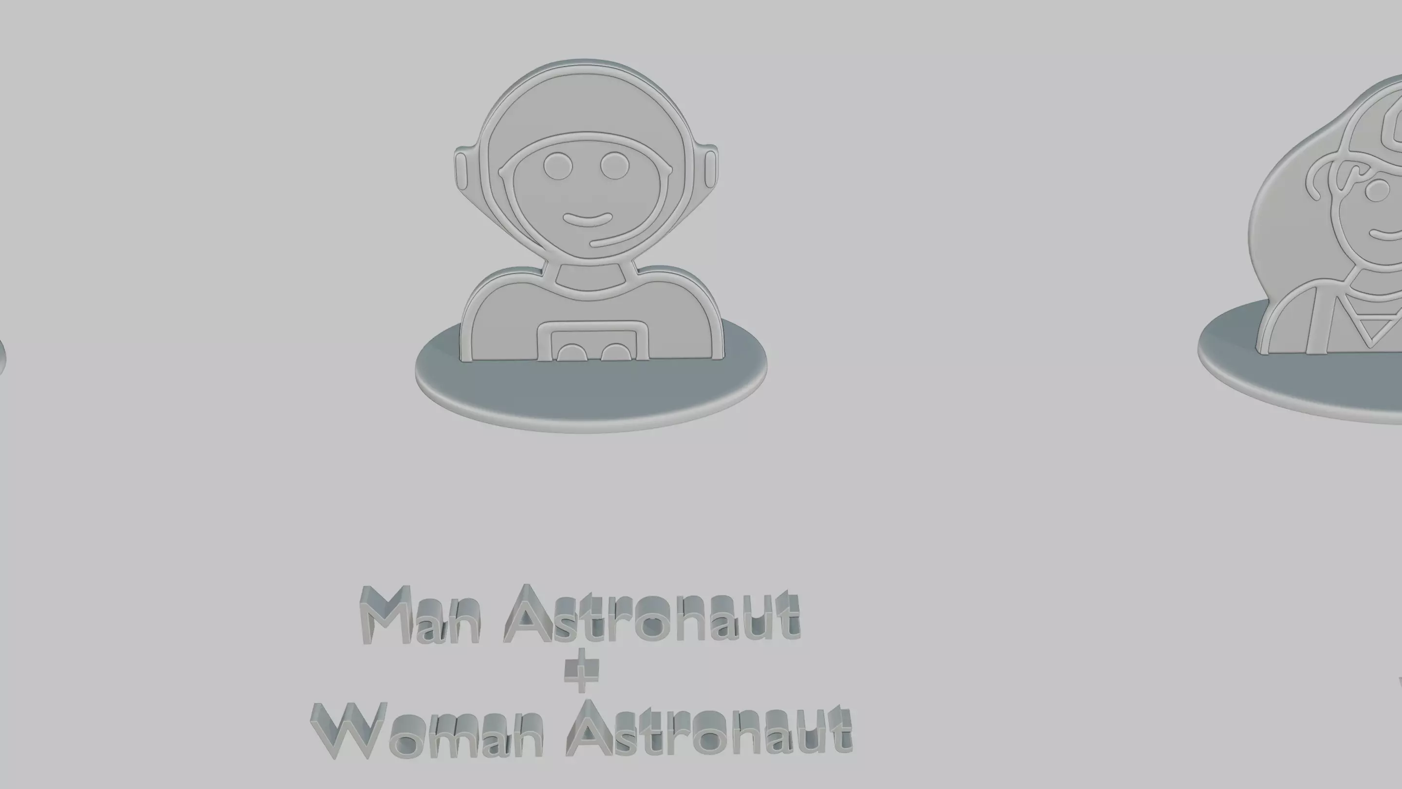 Mothers and Fathers Day Full Pack Emoji Statues 3D print model_27