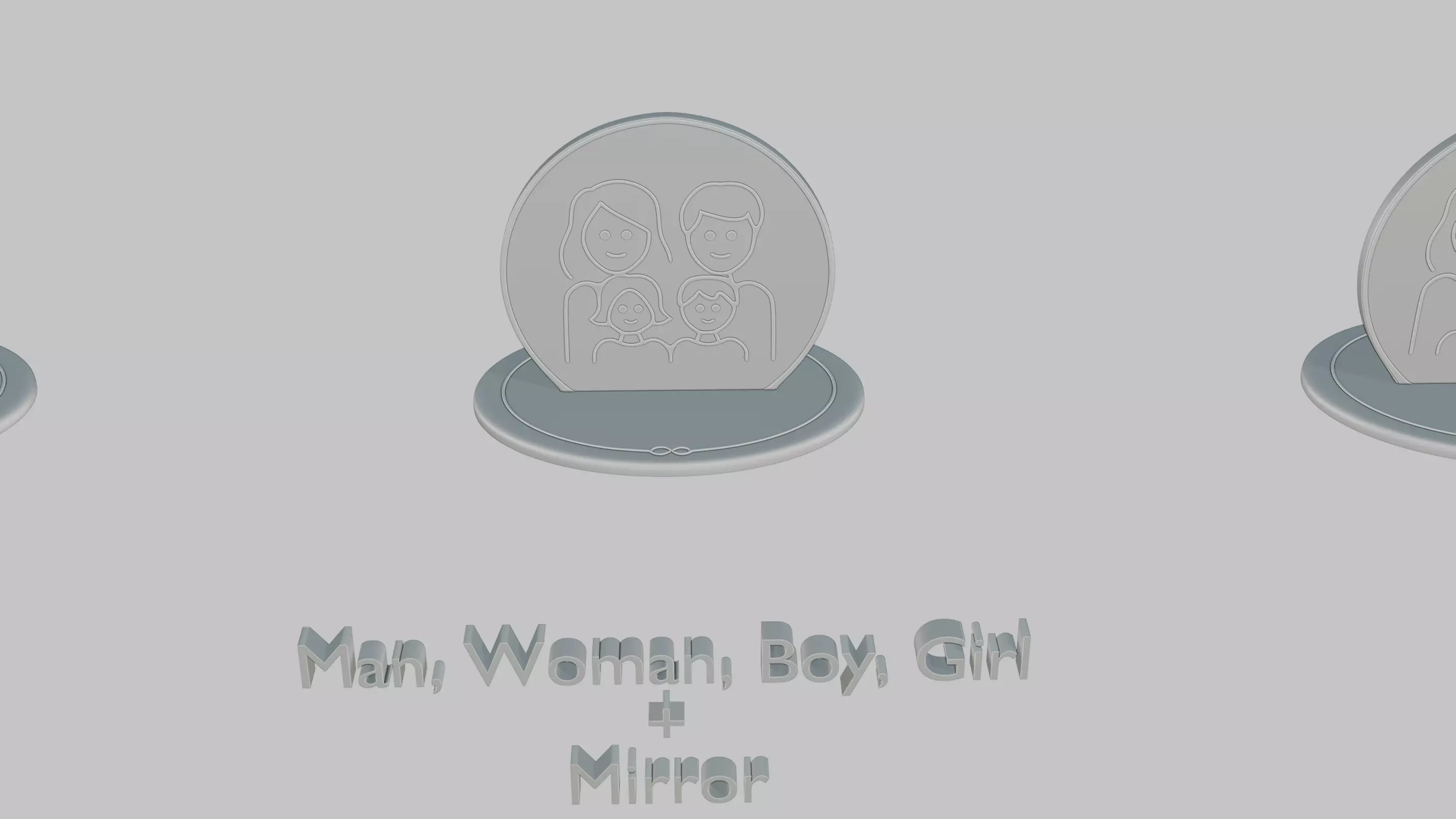 Mothers and Fathers Day Full Pack Emoji Statues 3D print model_68