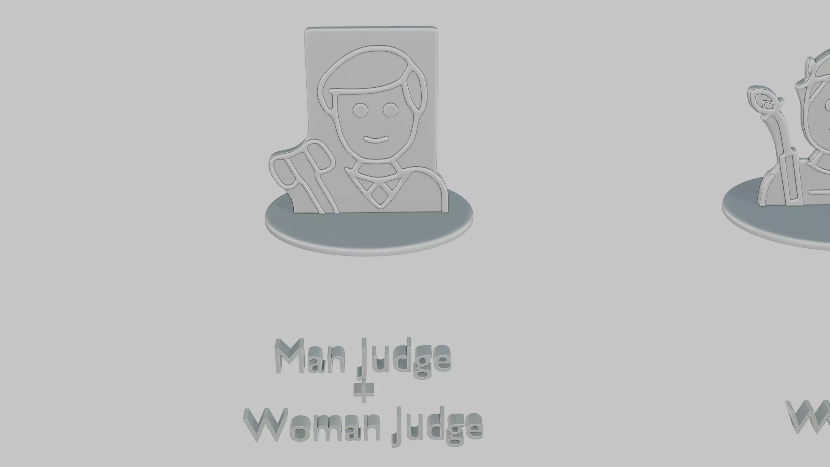 Mothers and Fathers Day Full Pack Emoji Statues 3D print model_21