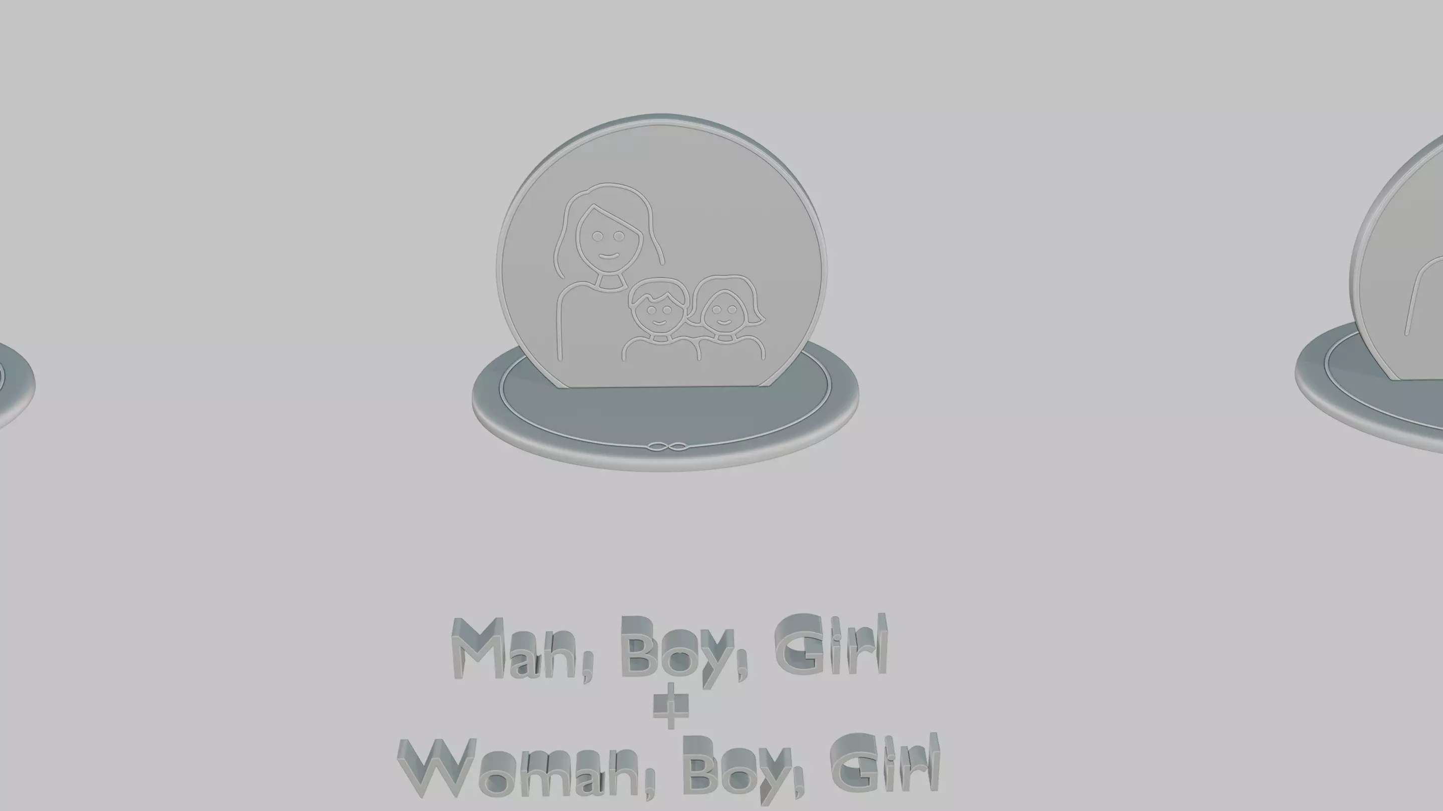 Mothers and Fathers Day Full Pack Emoji Statues 3D print model_90