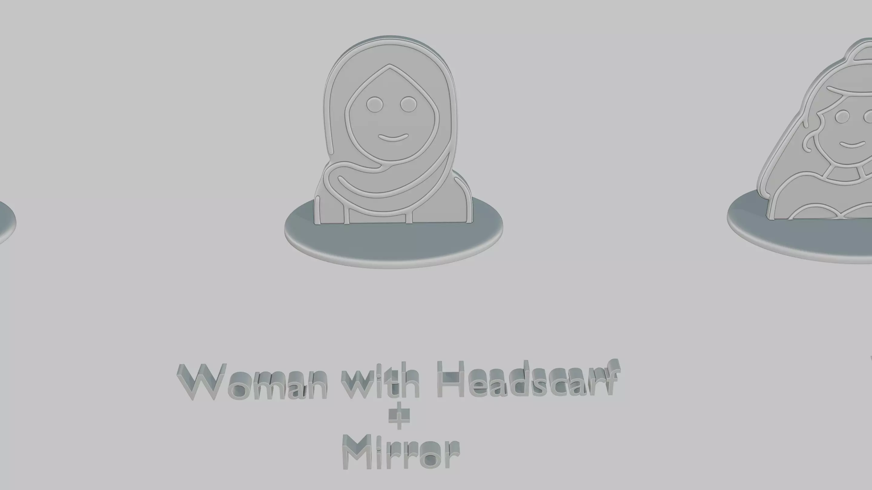 Mothers and Fathers Day Full Pack Emoji Statues 3D print model_12