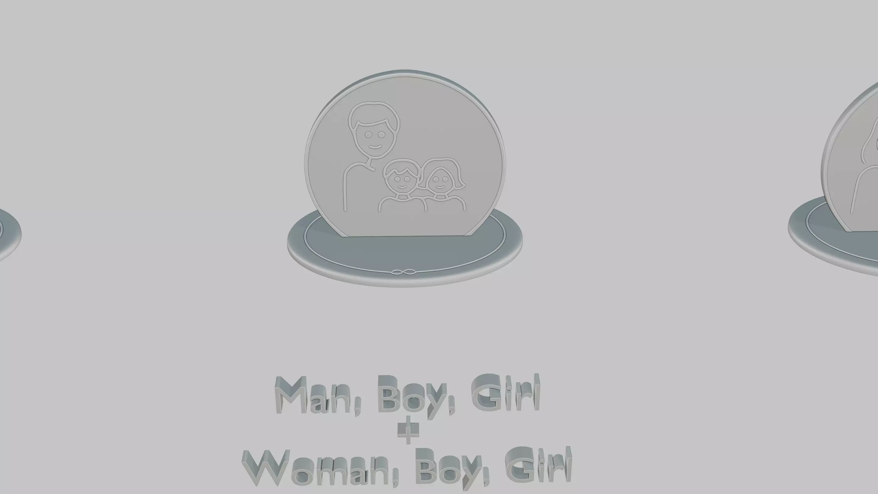 Mothers and Fathers Day Full Pack Emoji Statues 3D print model_89