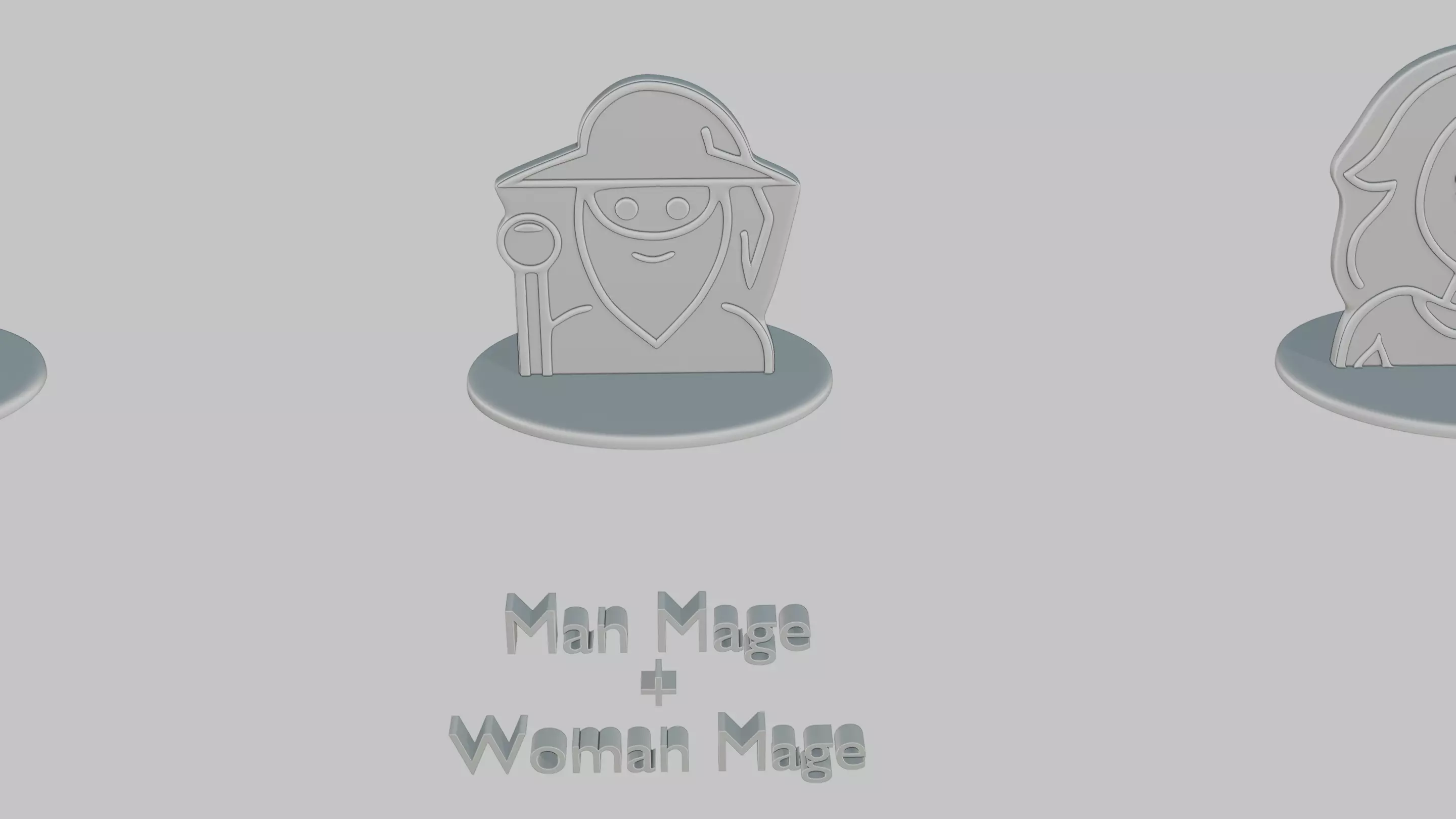 Mothers and Fathers Day Full Pack Emoji Statues 3D print model_37