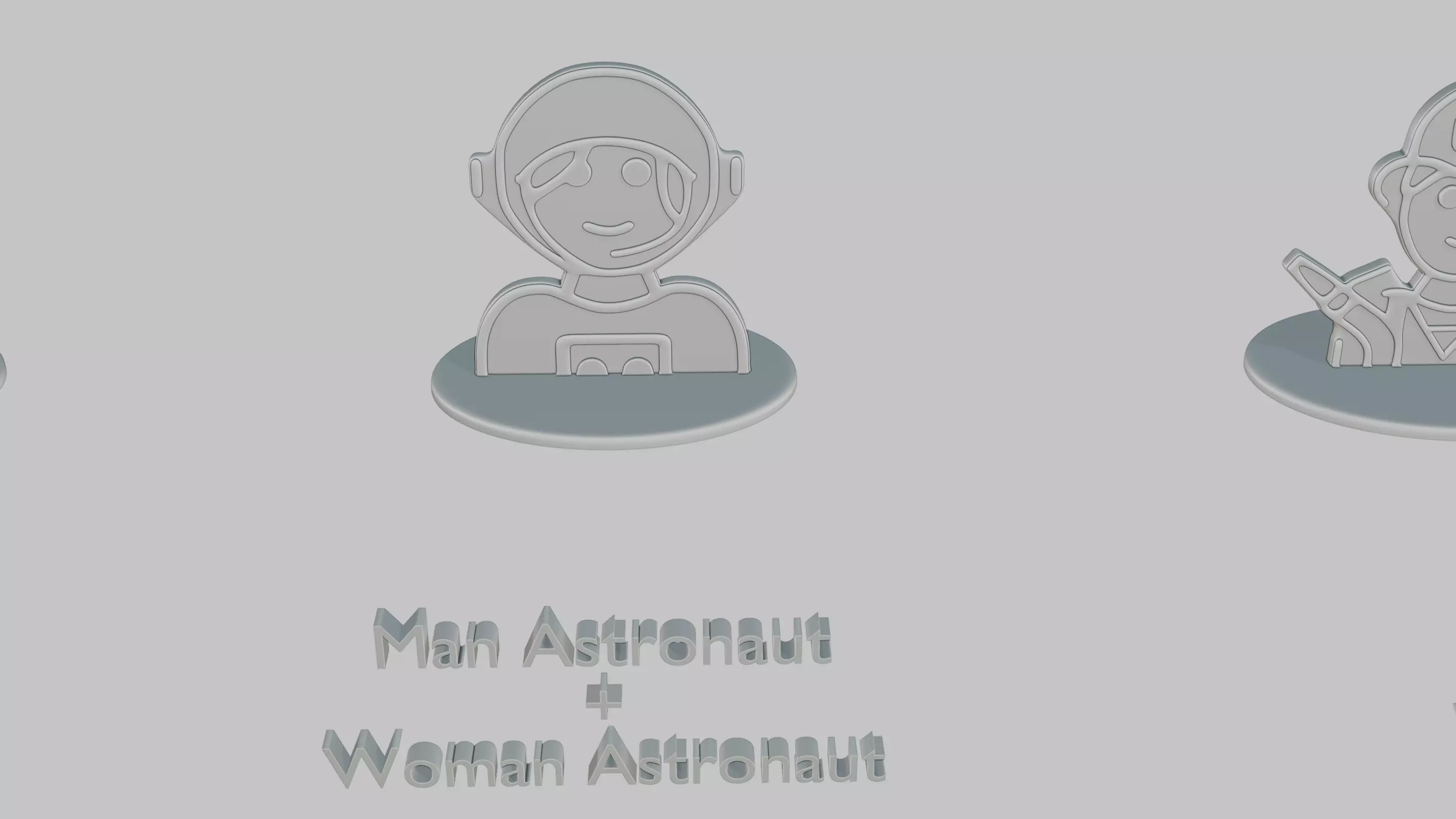 Mothers and Fathers Day Full Pack Emoji Statues 3D print model_28