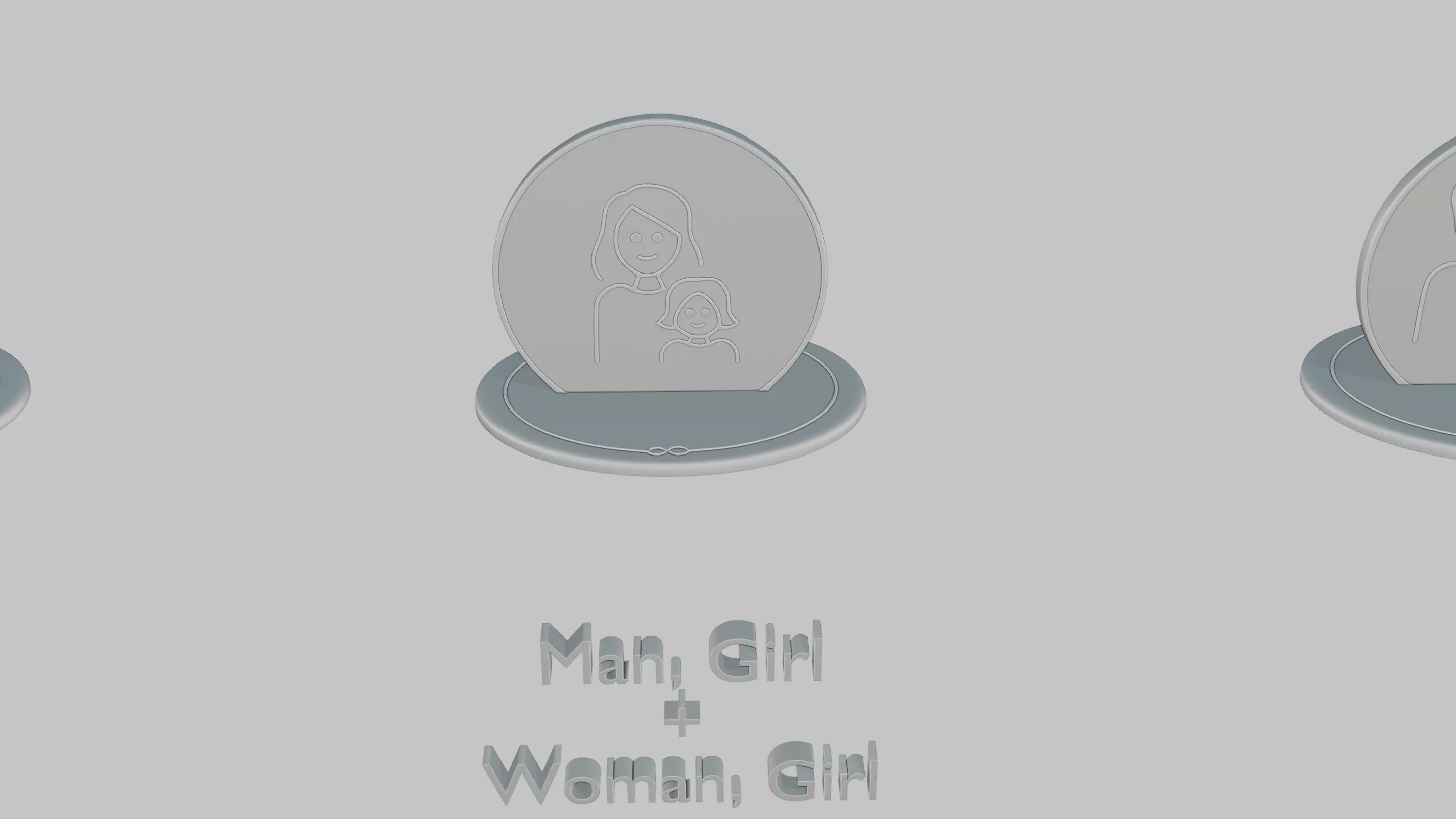 Mothers and Fathers Day Full Pack Emoji Statues 3D print model_87