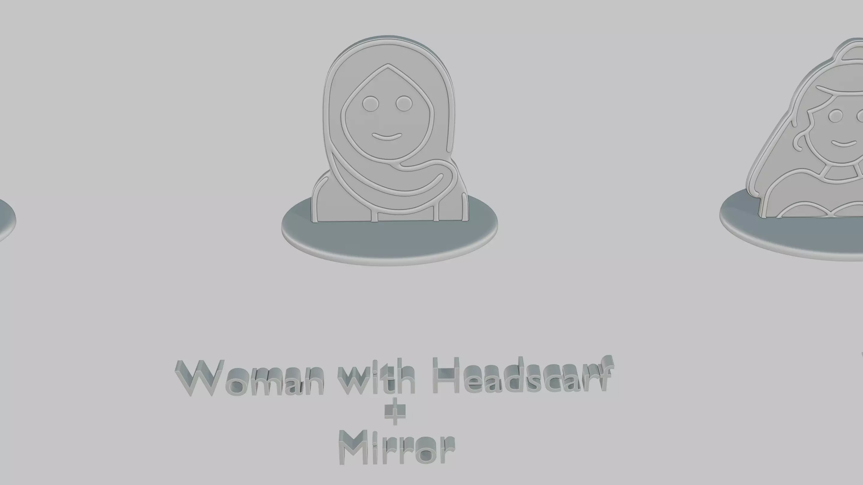 Mothers and Fathers Day Full Pack Emoji Statues 3D print model_11