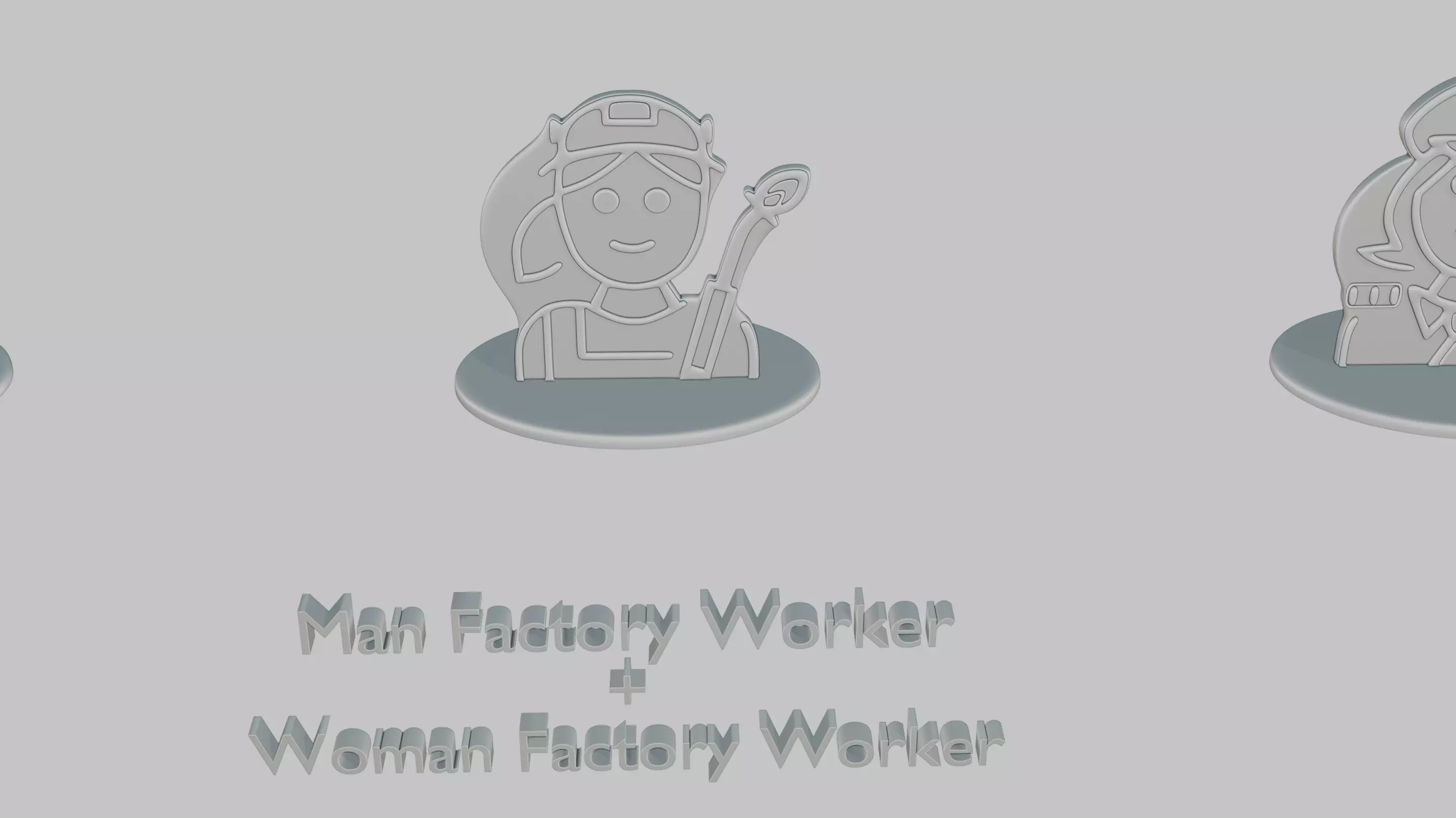 Mothers and Fathers Day Full Pack Emoji Statues 3D print model_24