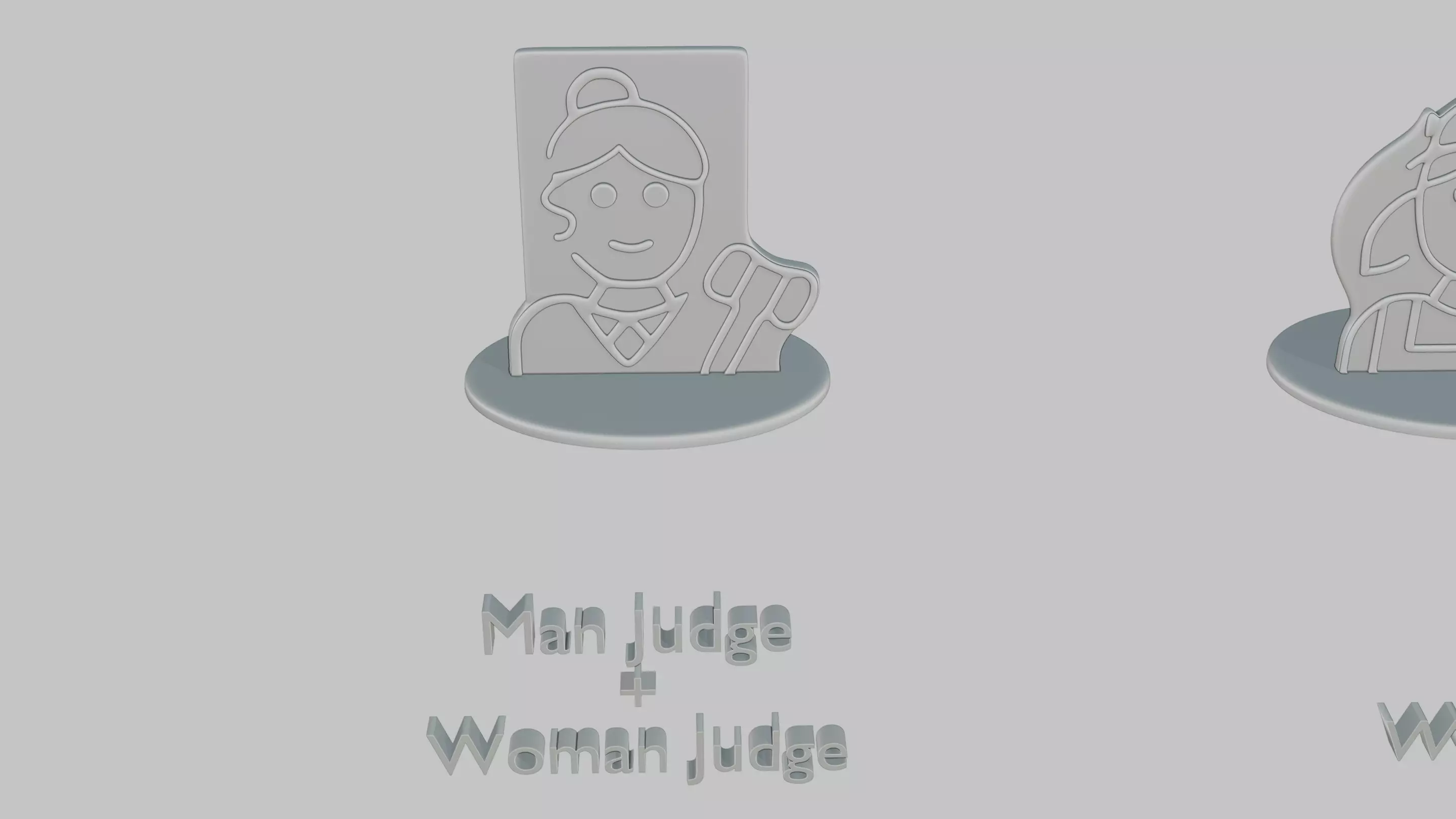 Mothers and Fathers Day Full Pack Emoji Statues 3D print model_22