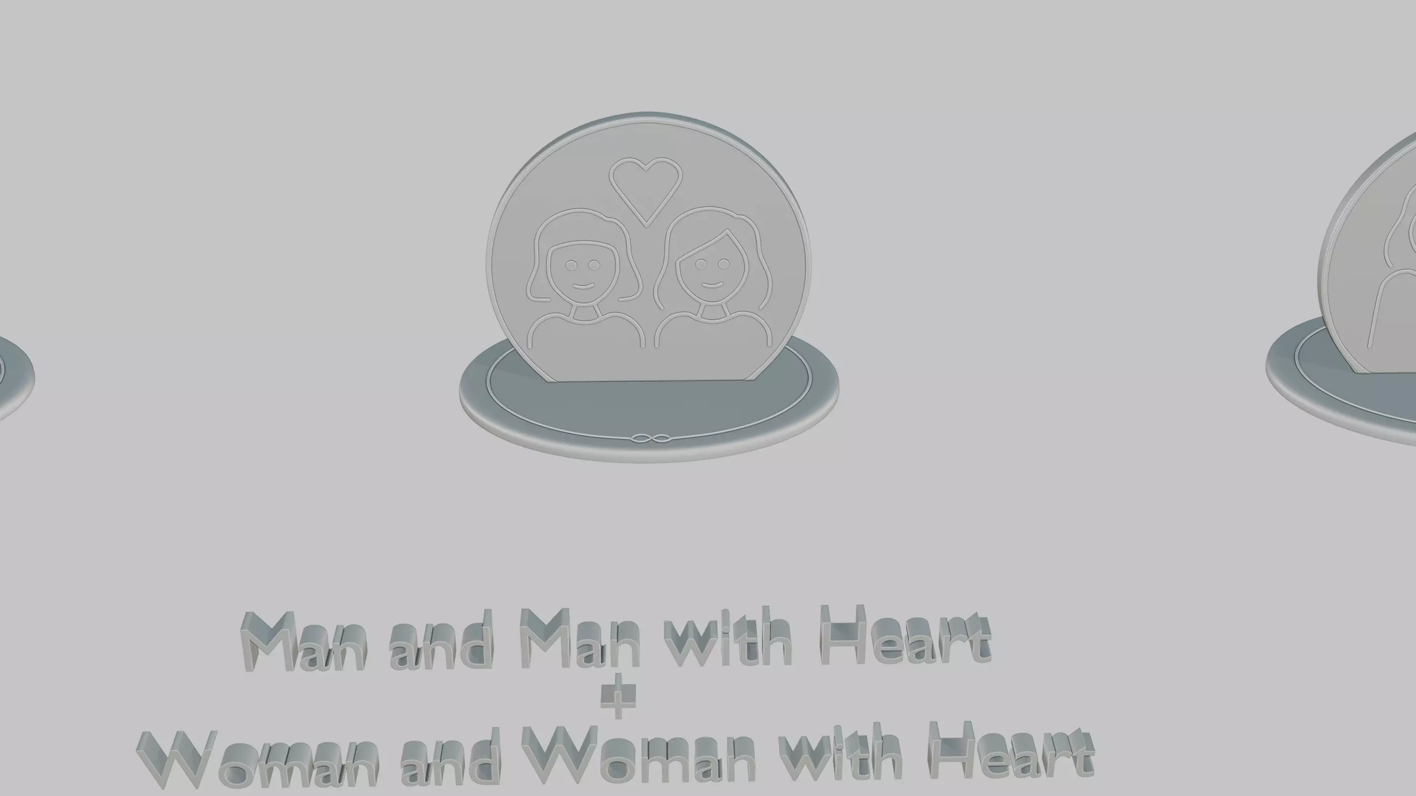 Mothers and Fathers Day Full Pack Emoji Statues 3D print model_62