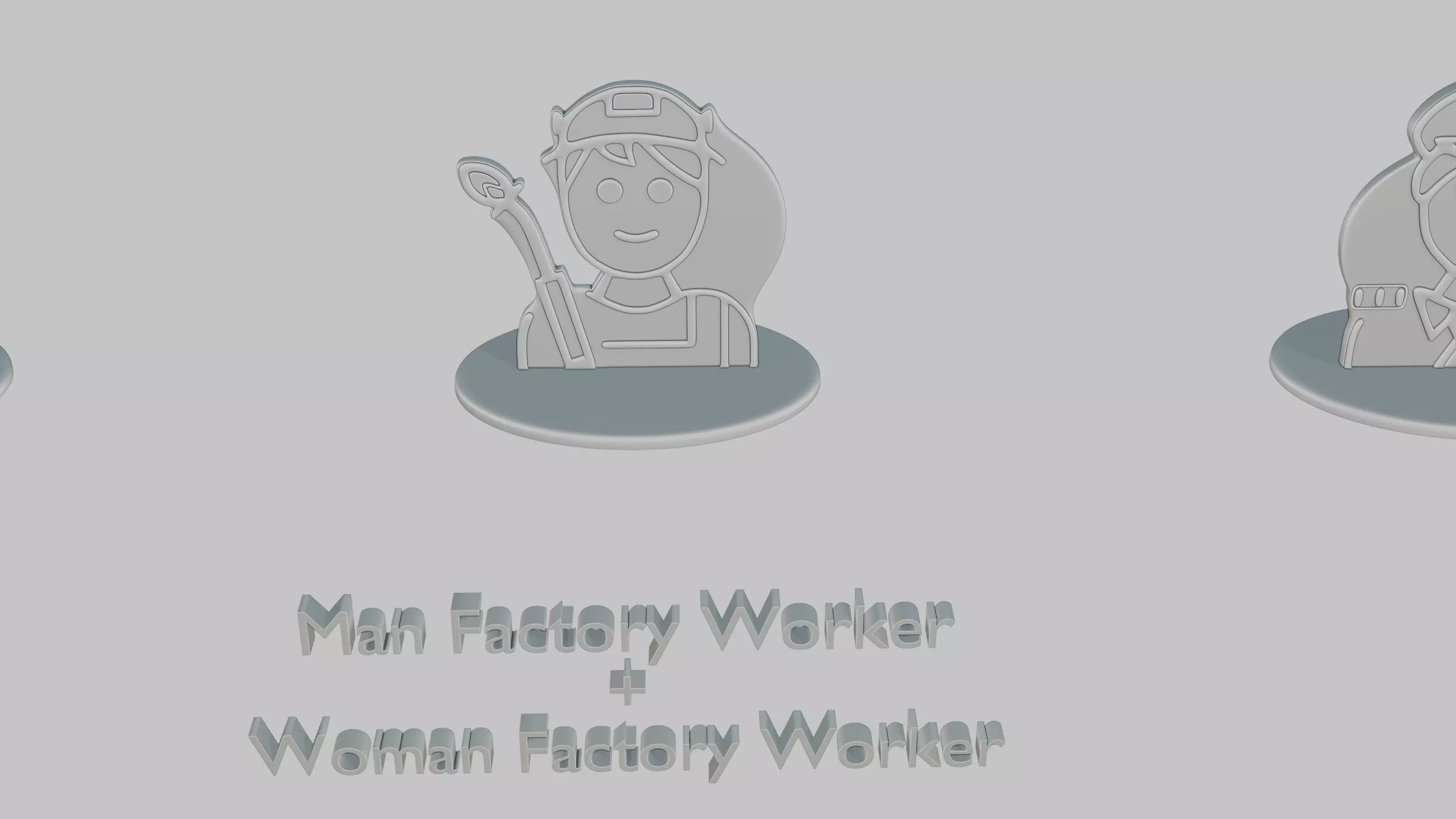 Mothers and Fathers Day Full Pack Emoji Statues 3D print model_23