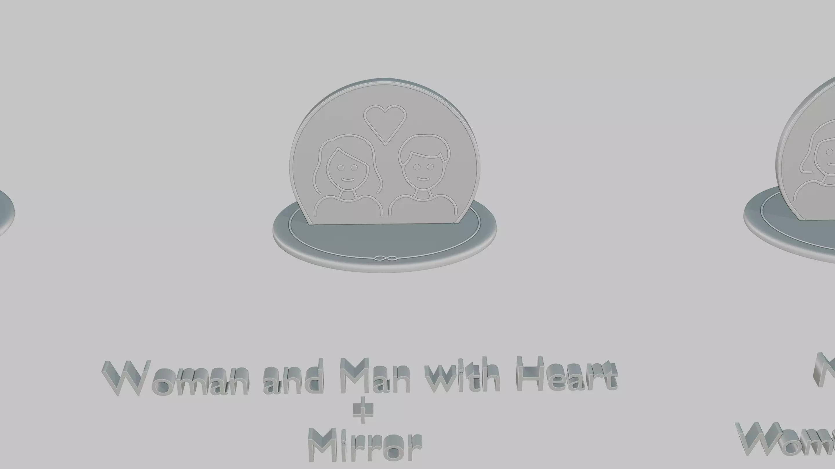 Mothers and Fathers Day Full Pack Emoji Statues 3D print model_60