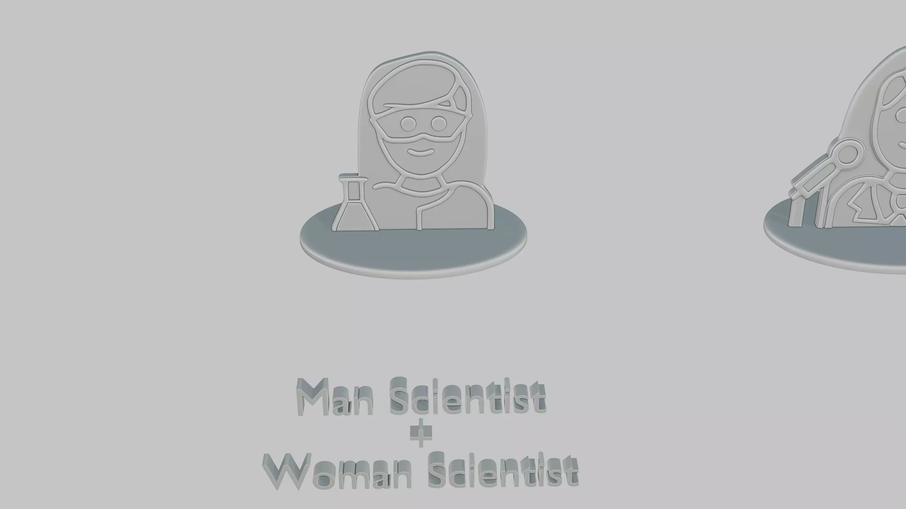 Mothers and Fathers Day Full Pack Emoji Statues 3D print model_15