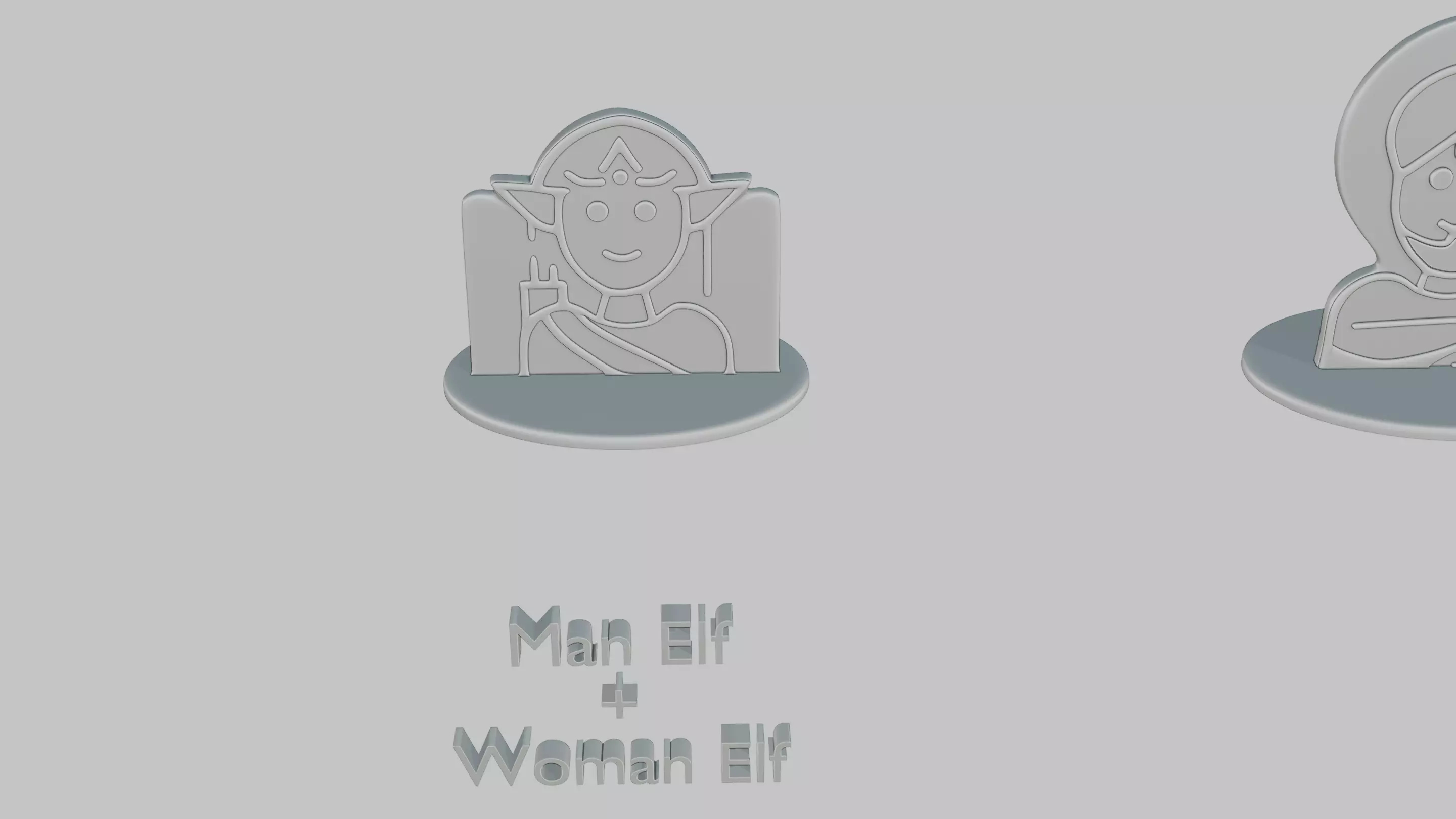 Mothers and Fathers Day Full Pack Emoji Statues 3D print model_45