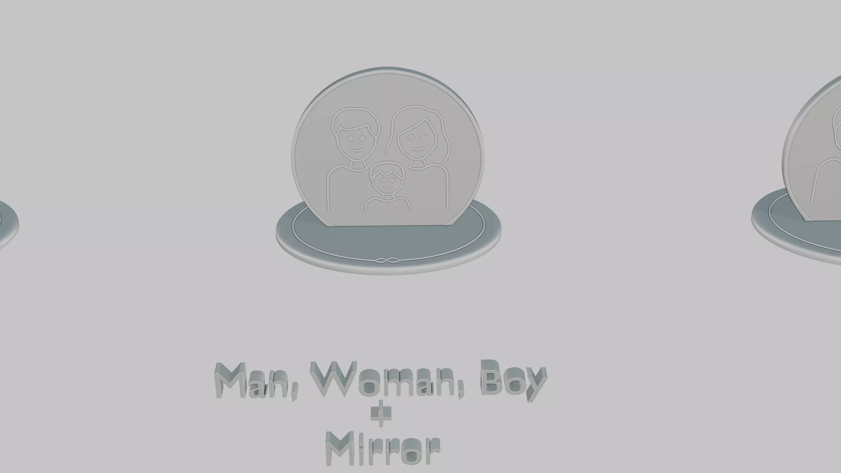 Mothers and Fathers Day Full Pack Emoji Statues 3D print model_63