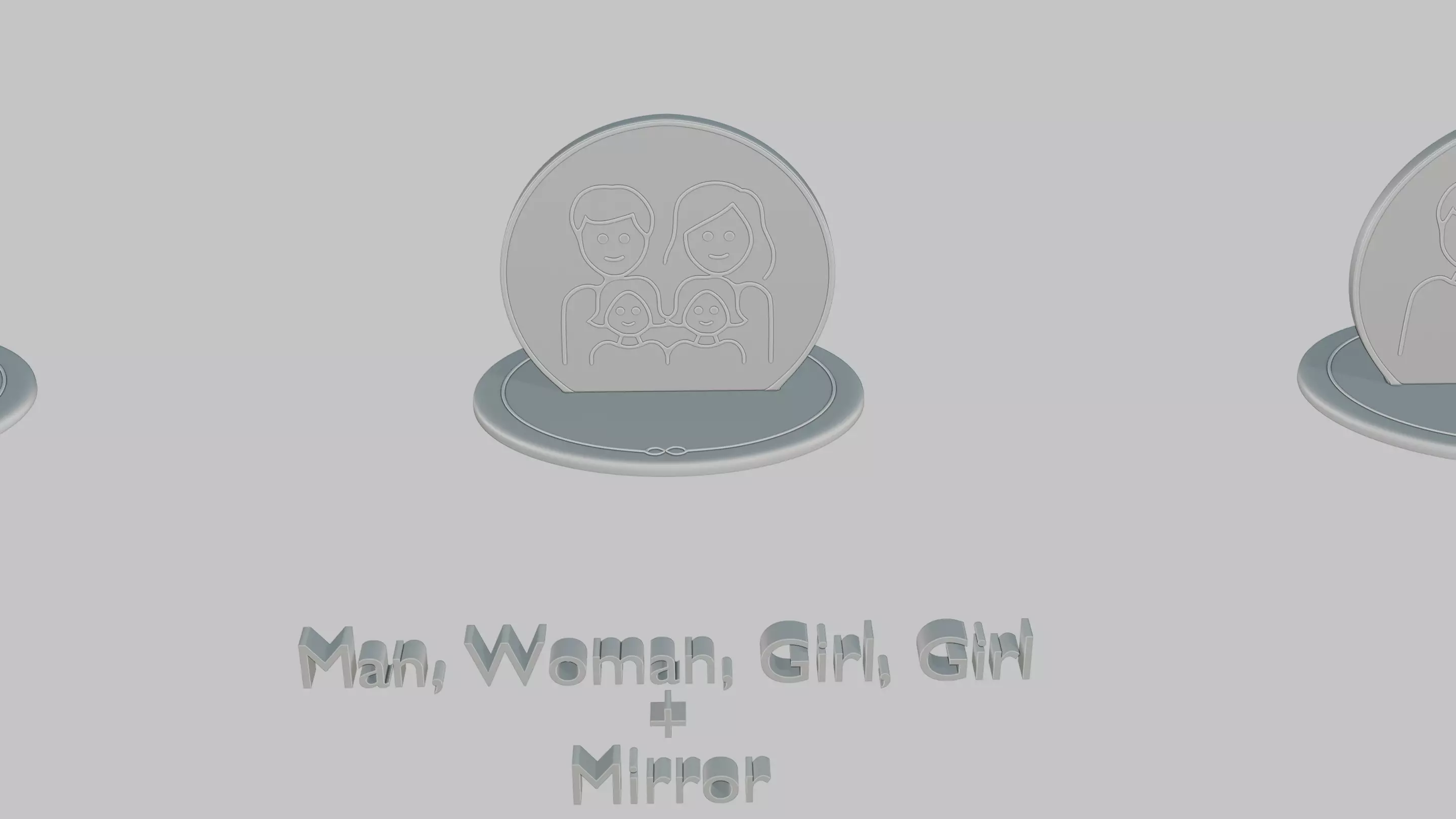 Mothers and Fathers Day Full Pack Emoji Statues 3D print model_71