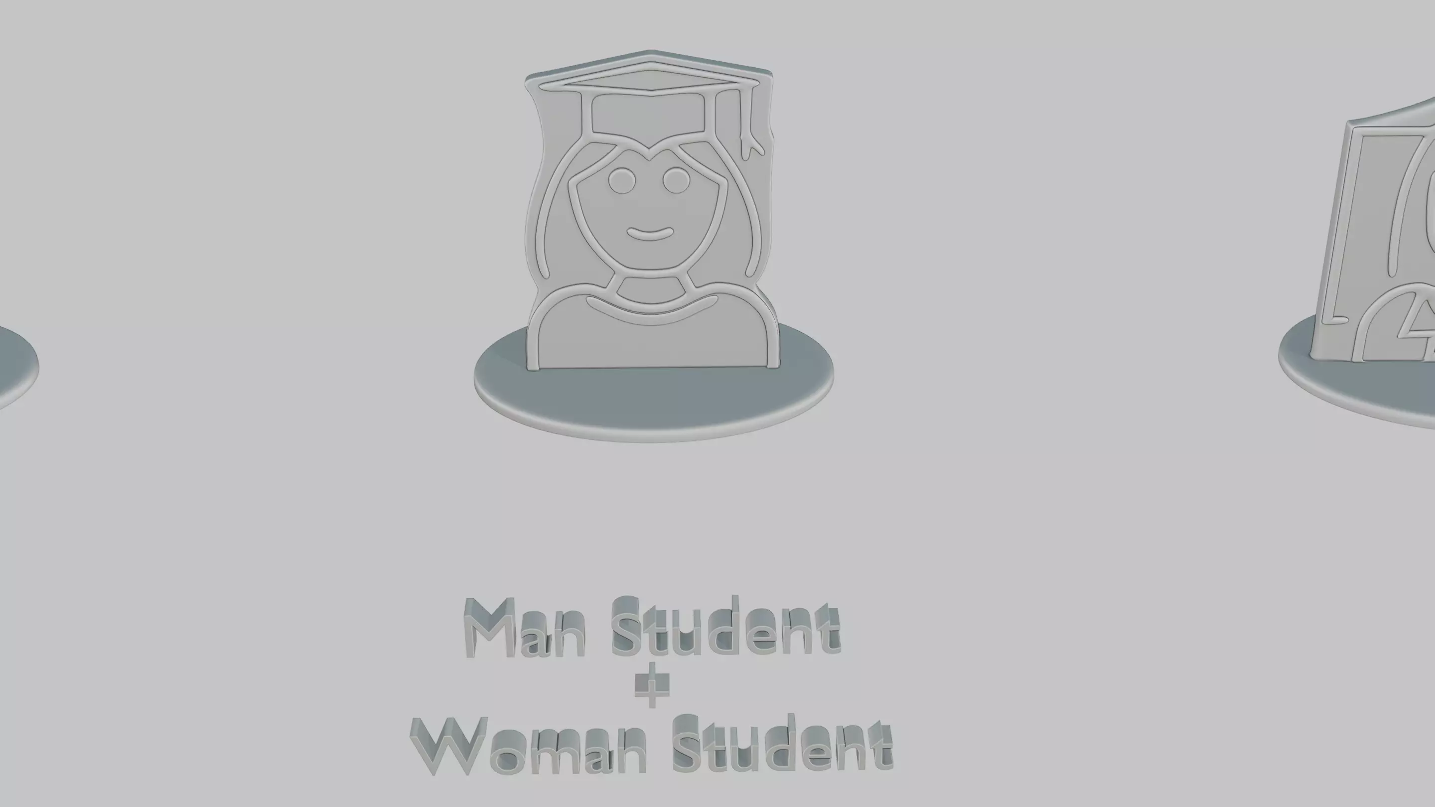 Mothers and Fathers Day Full Pack Emoji Statues 3D print model_6