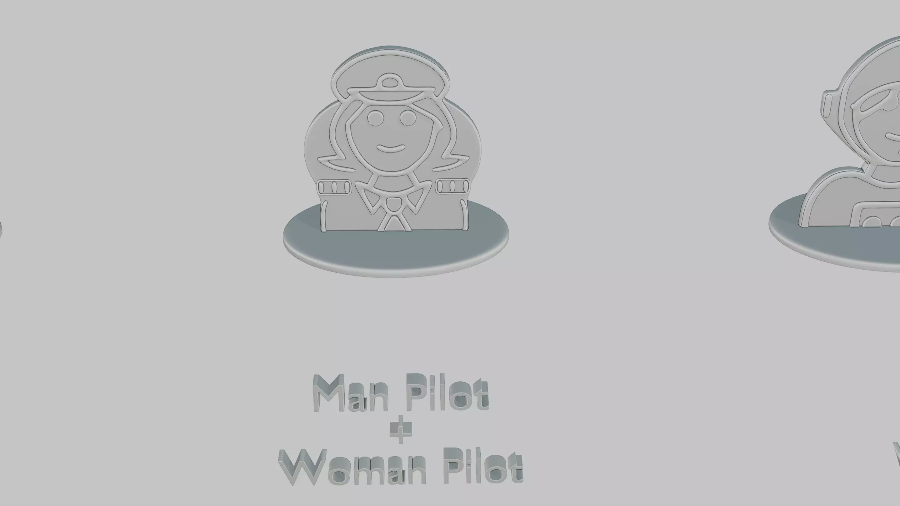 Mothers and Fathers Day Full Pack Emoji Statues 3D print model_26