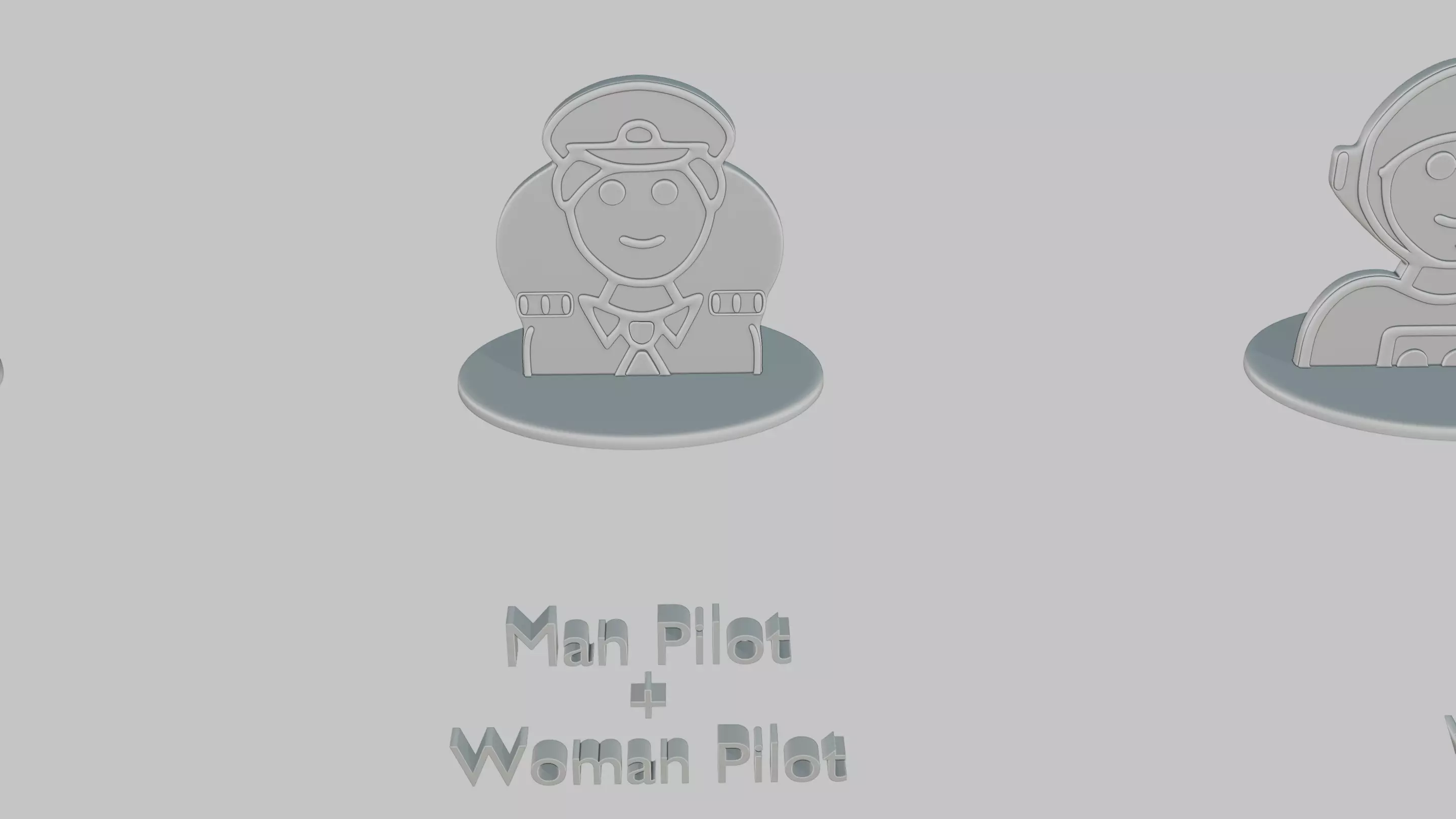 Mothers and Fathers Day Full Pack Emoji Statues 3D print model_25