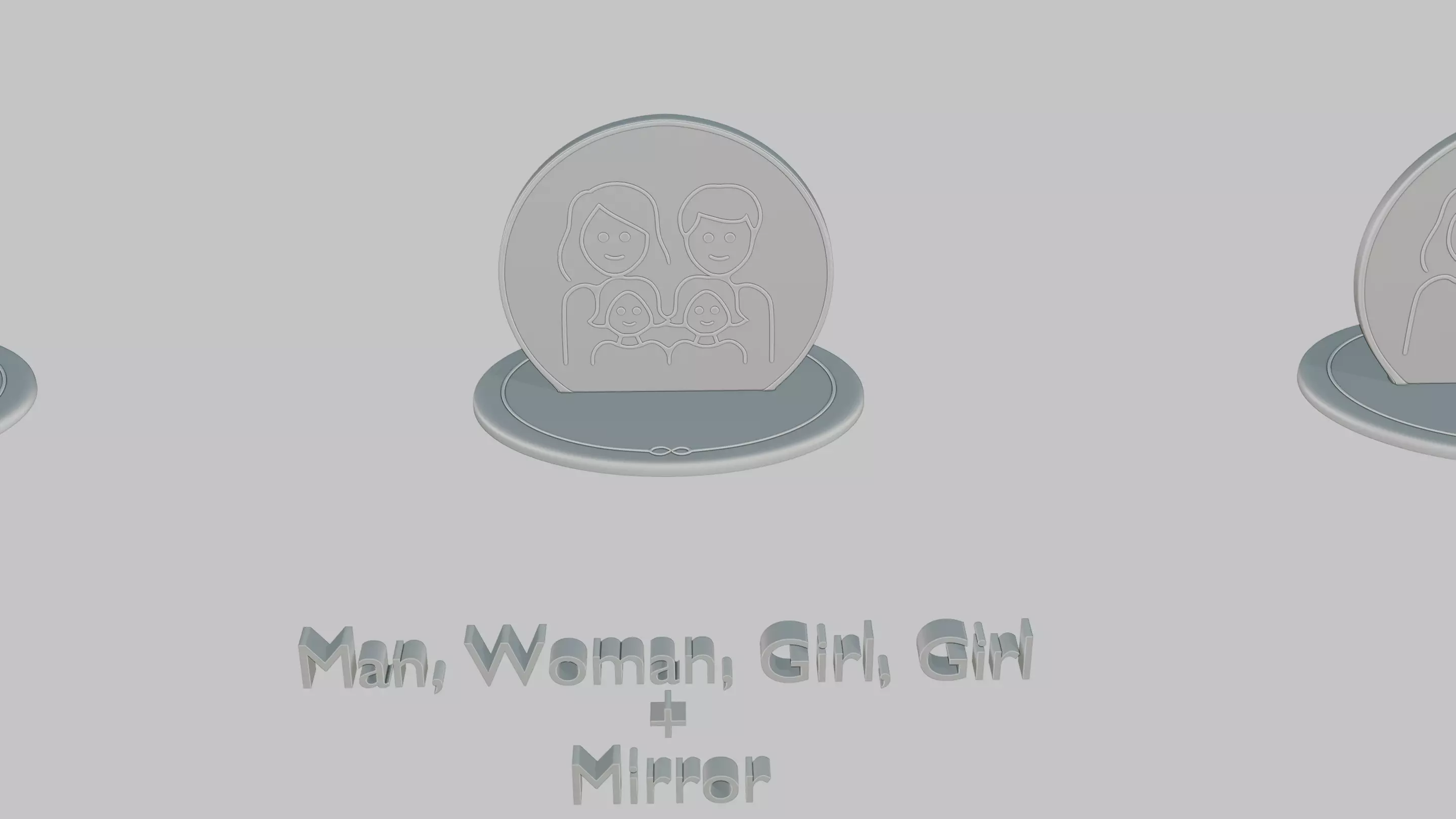 Mothers and Fathers Day Full Pack Emoji Statues 3D print model_72