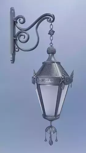 Decorative Silver Lantern