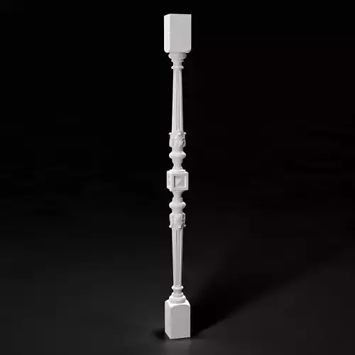 Decorative Balustrade 4 3D model