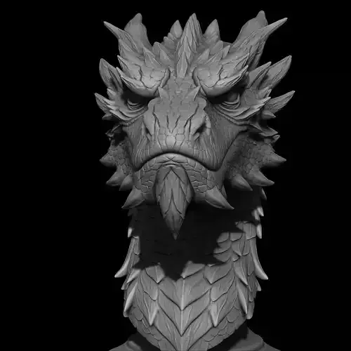 Smaug Bust Free 3D print model