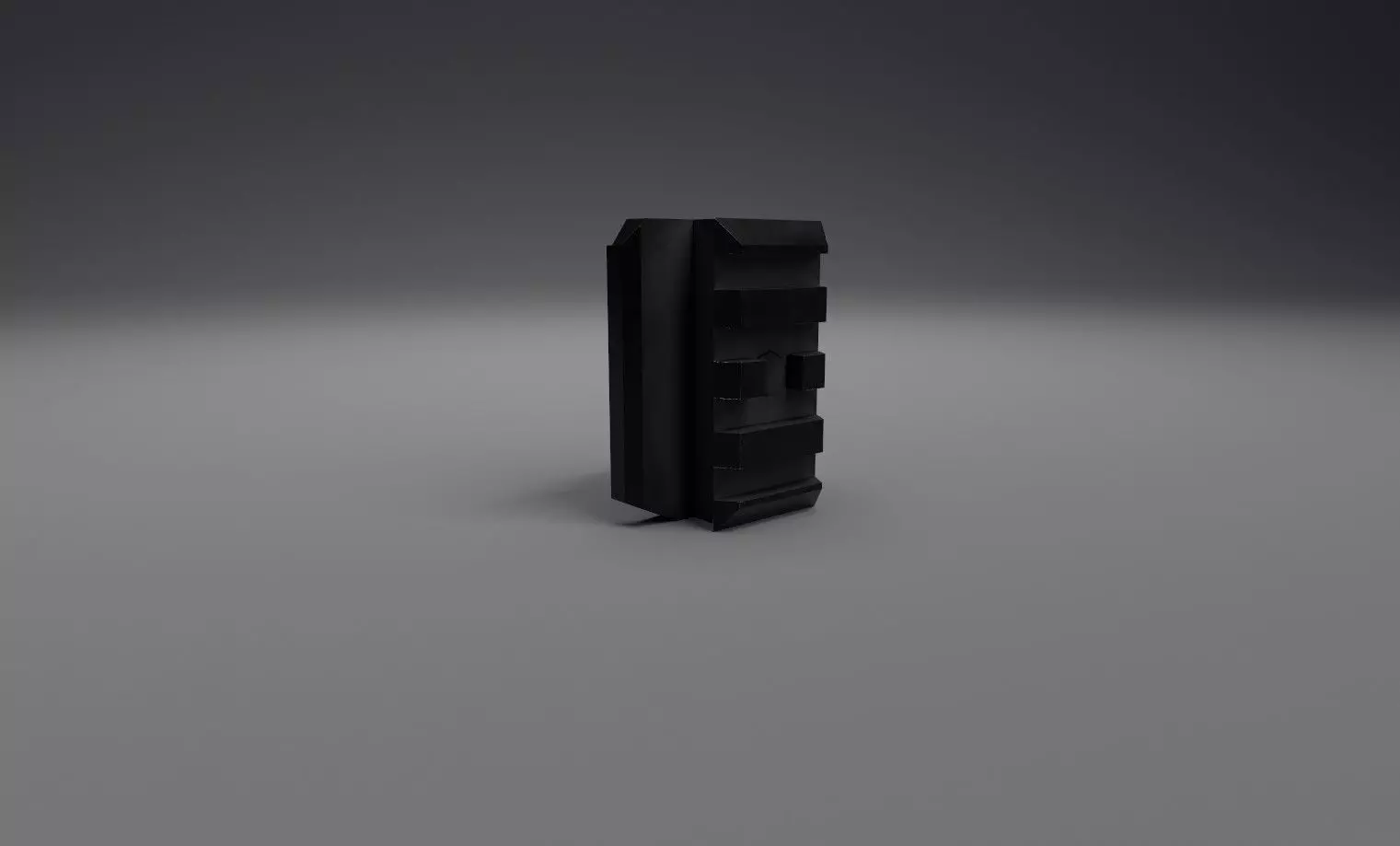 AK 1913 Rear Stock Adapter Low-poly 3D model_0