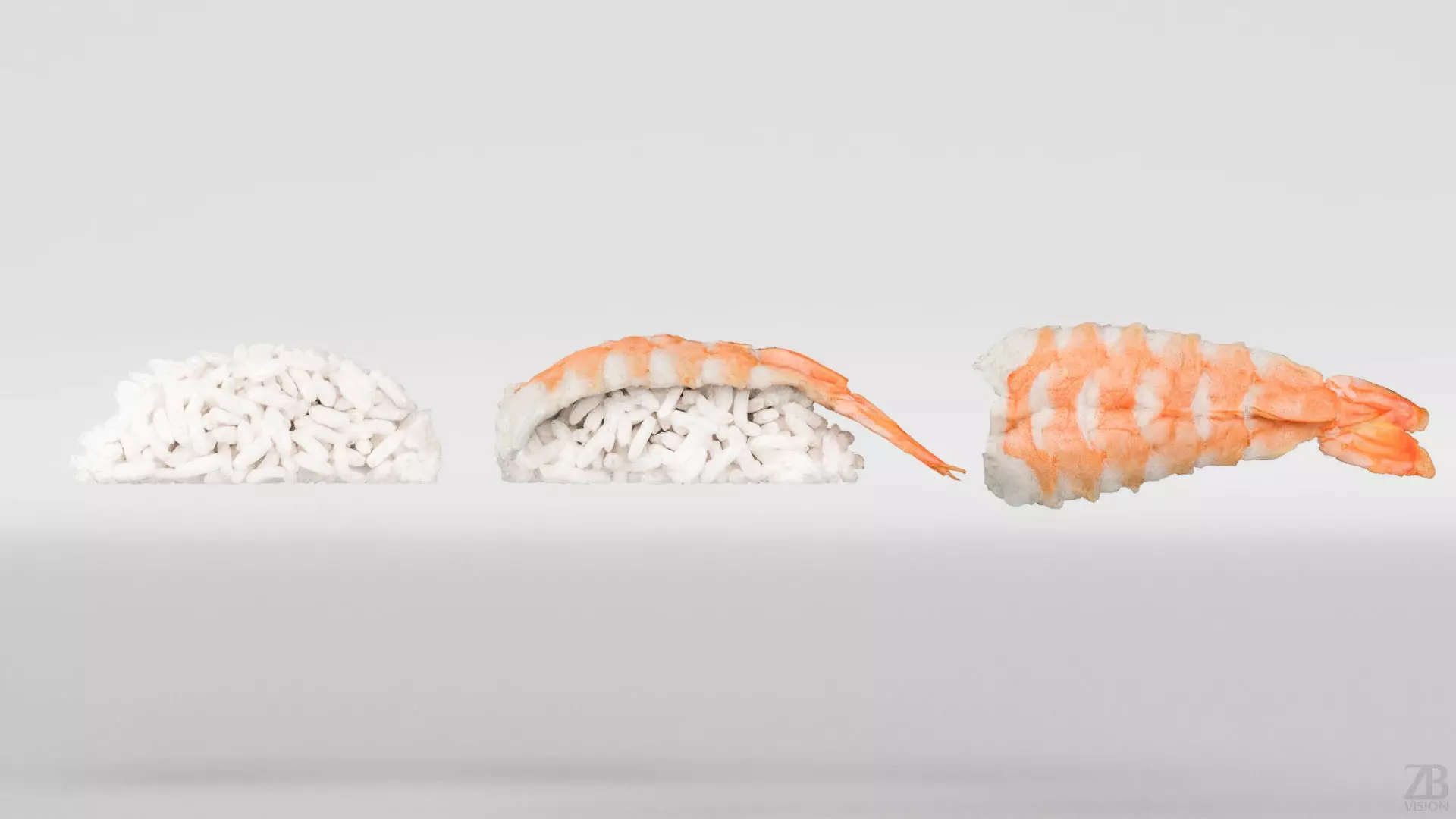 Sushi 3D model_4