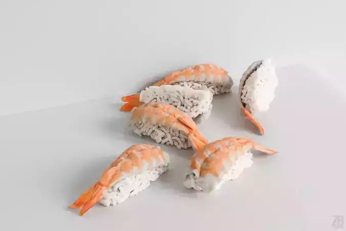 Sushi 3D model