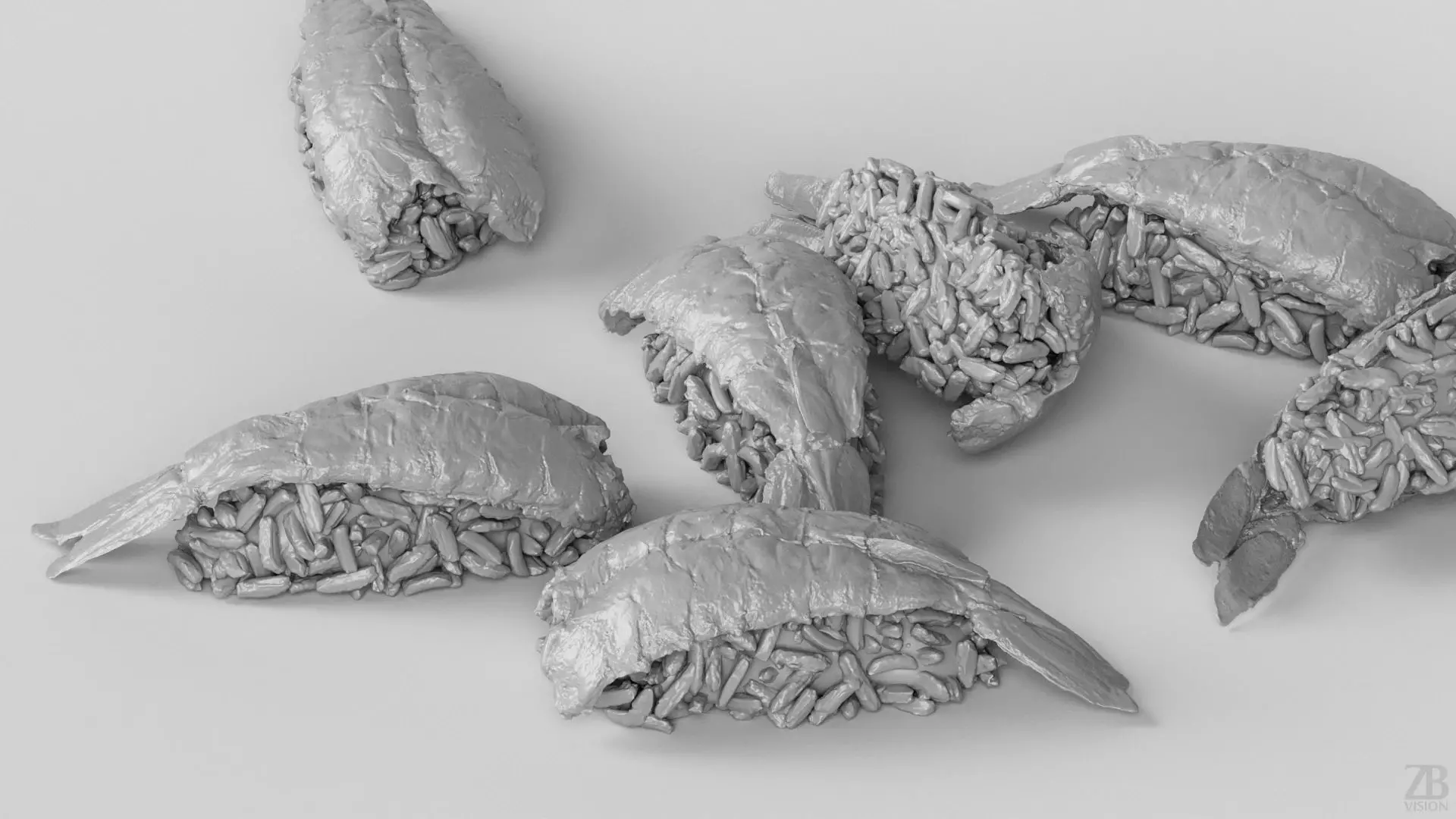 Sushi 3D model_3