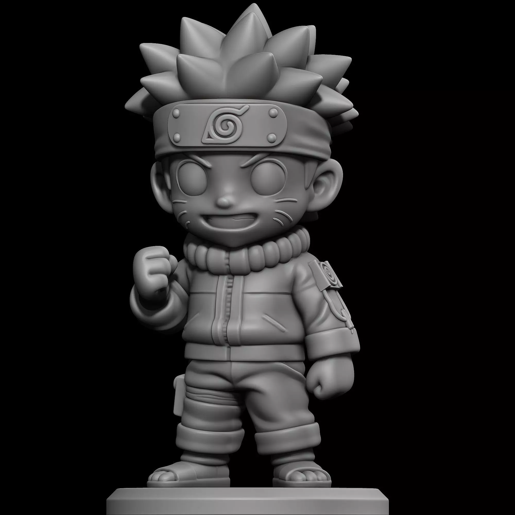 Naruto Chibi 3D print model_6