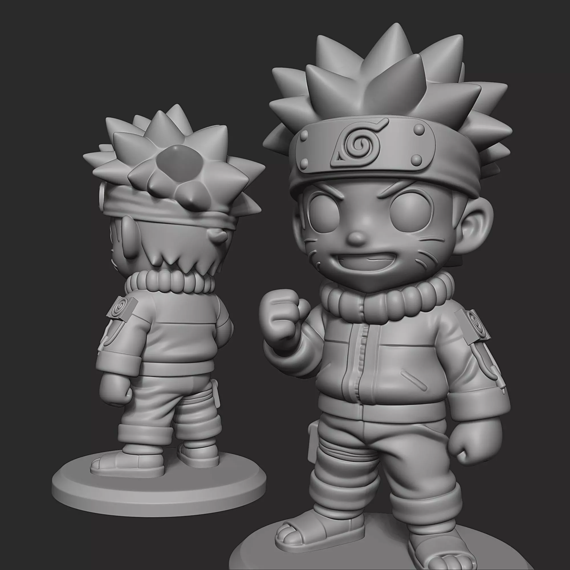 Naruto Chibi 3D print model_1