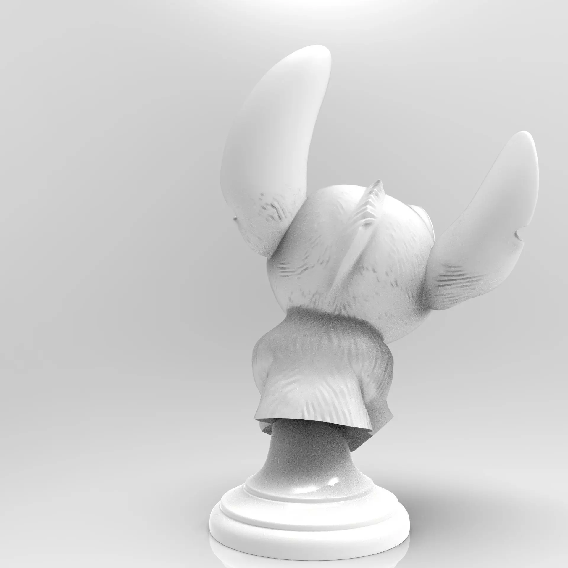 Stitch Crazy Bust 3D print model_3